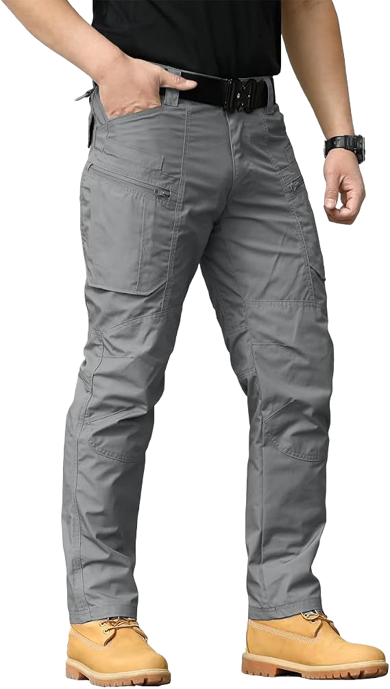 Men's Rip-Stop Tactical Pants Work Cargo Pants