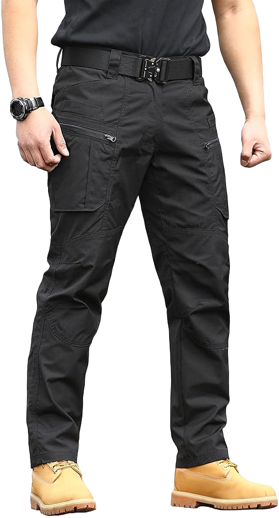 Men's Rip-Stop Tactical Pants Work Cargo Pants
