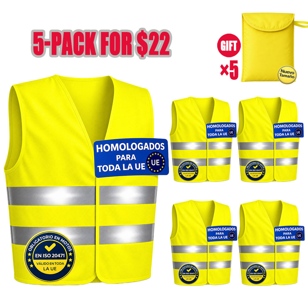 Reflective Vest ISO 20471 Approved + Cover