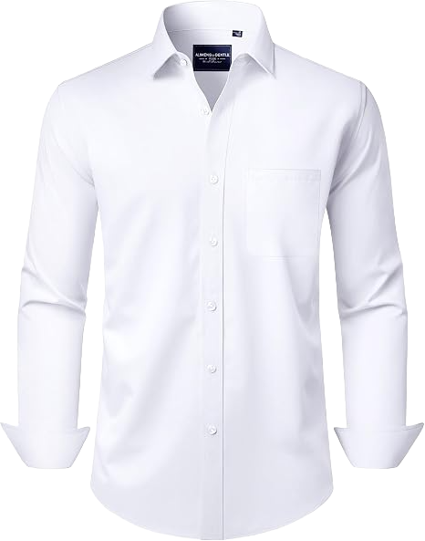 Men's Stain Sheild Business Casual Dress Shirts