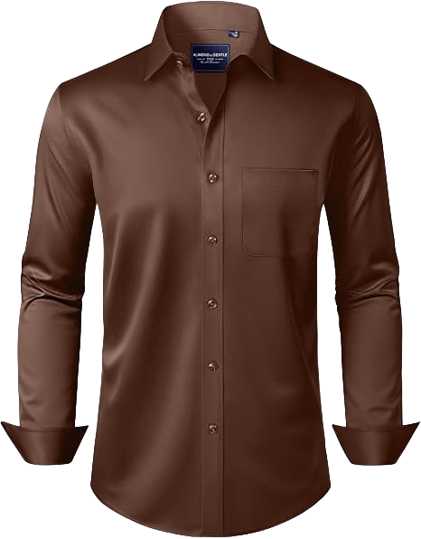 Men's Stain Sheild Business Casual Dress Shirts