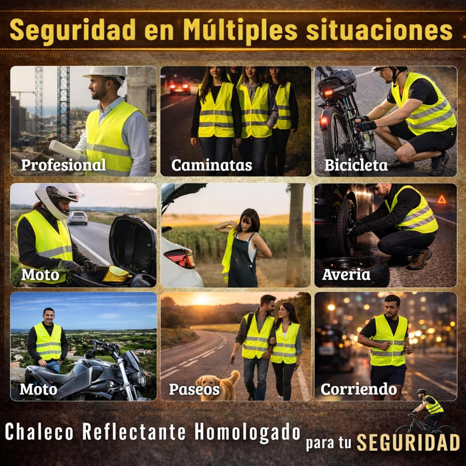 Reflective Vest ISO 20471 Approved + Cover