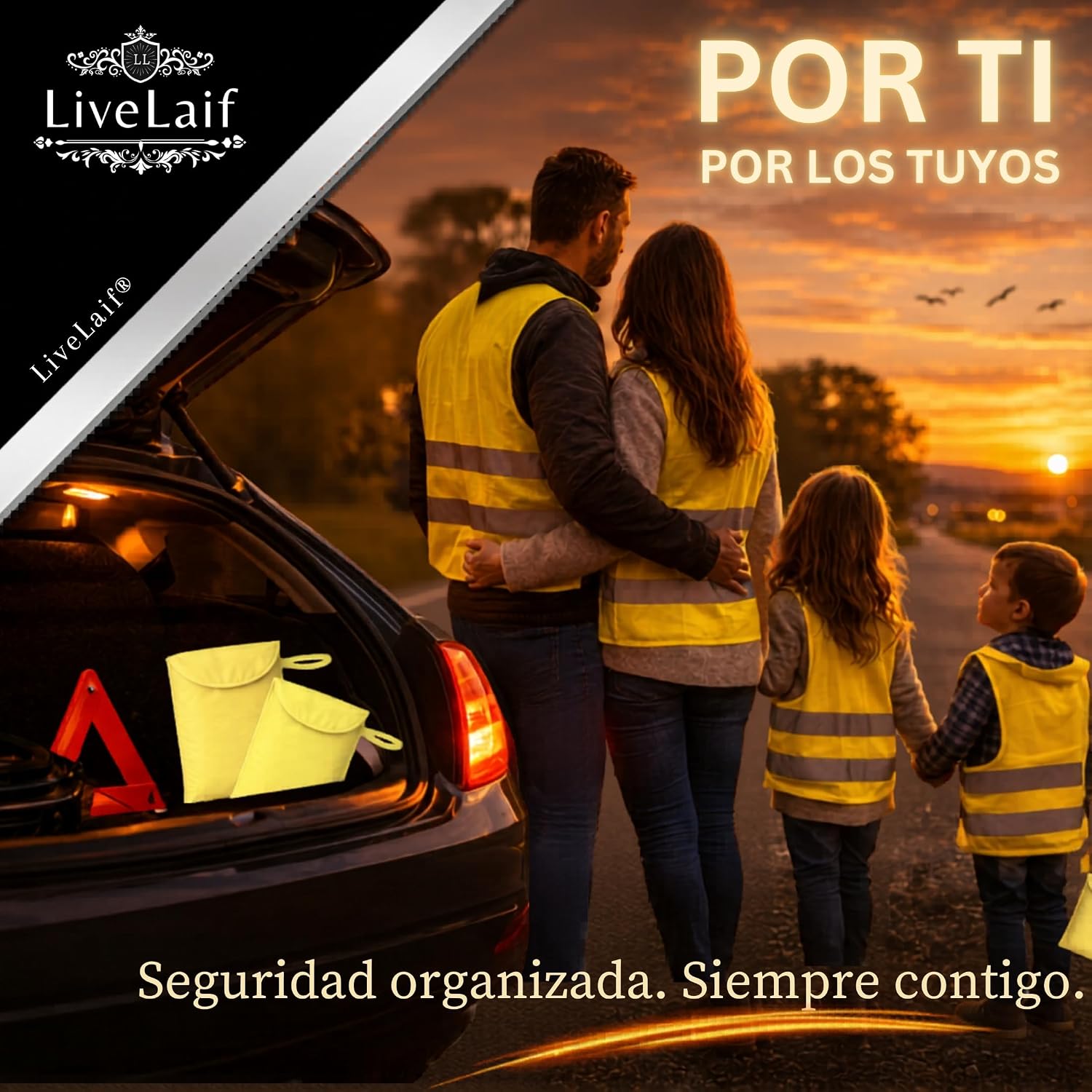 Reflective Vest ISO 20471 Approved + Cover