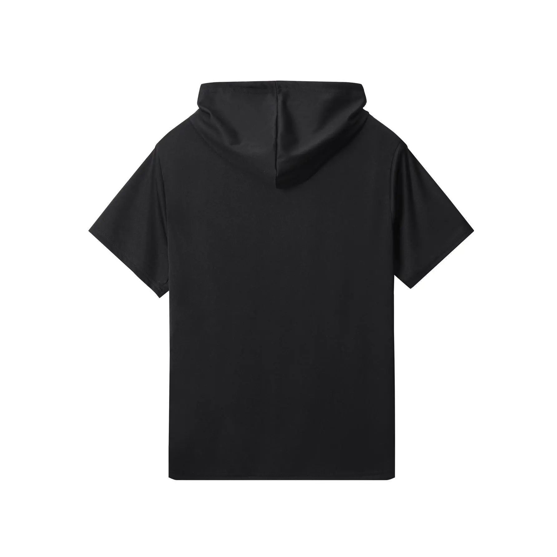 Men’s Lightweight Summer Hooded Short-Sleeve T-Shirt