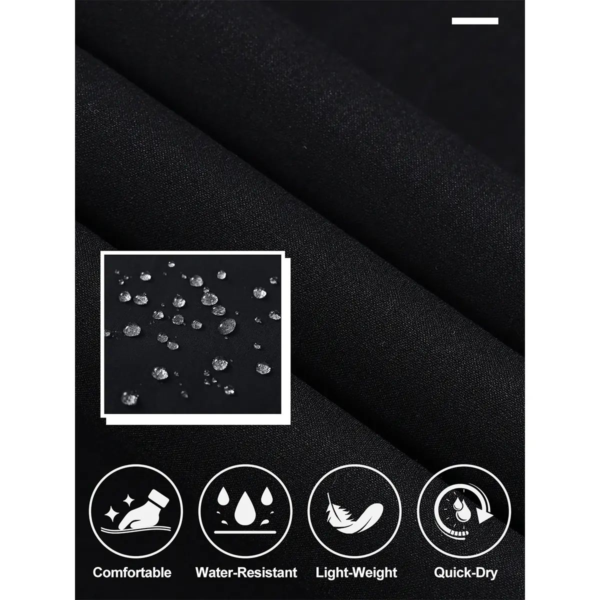 Men's Golf Pants 30"/32"/34" Inseam Lightweight Stretch Work Dress Pants Quick Dry Breathable Moisture Wicking Fabric