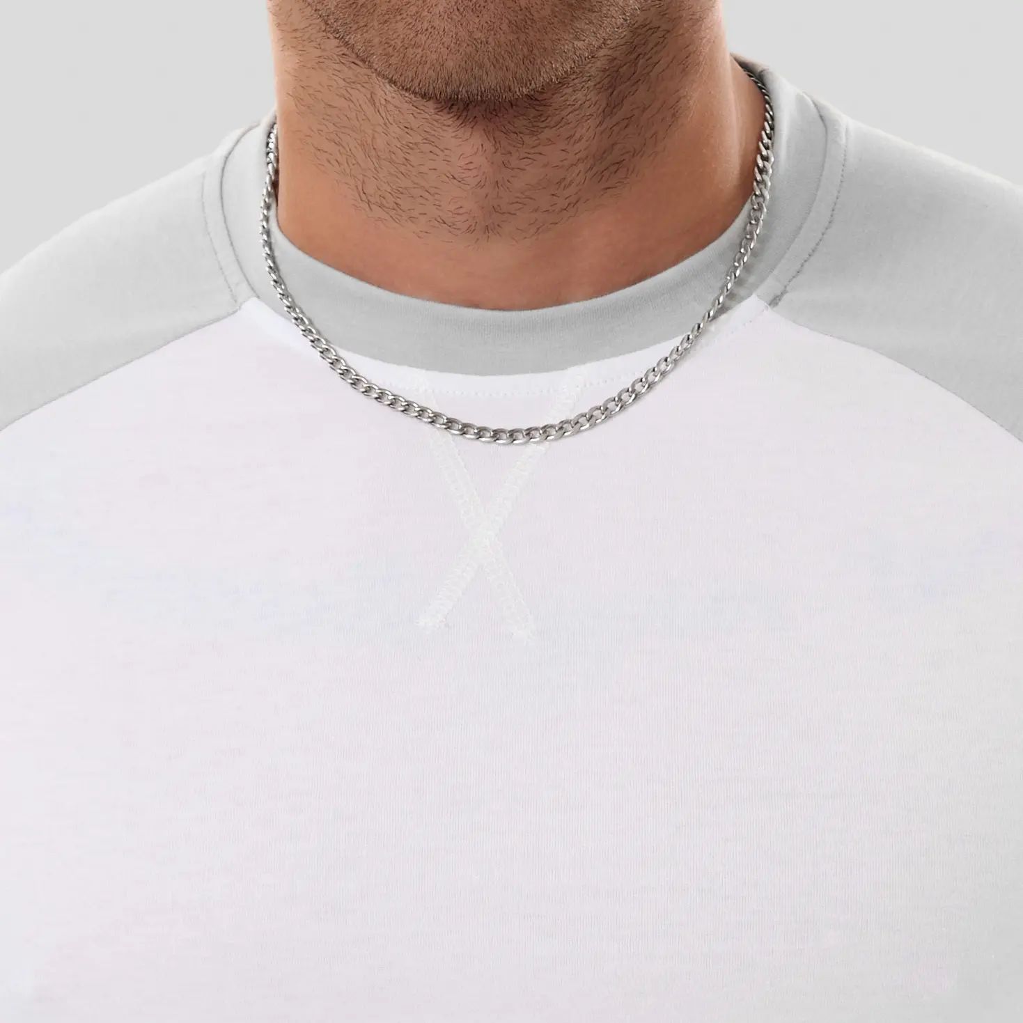 Men's Raglan Sleeve Tee, Arm-Enhancing Sleeves, Lightweight & Breathable, Universal Fit Design
