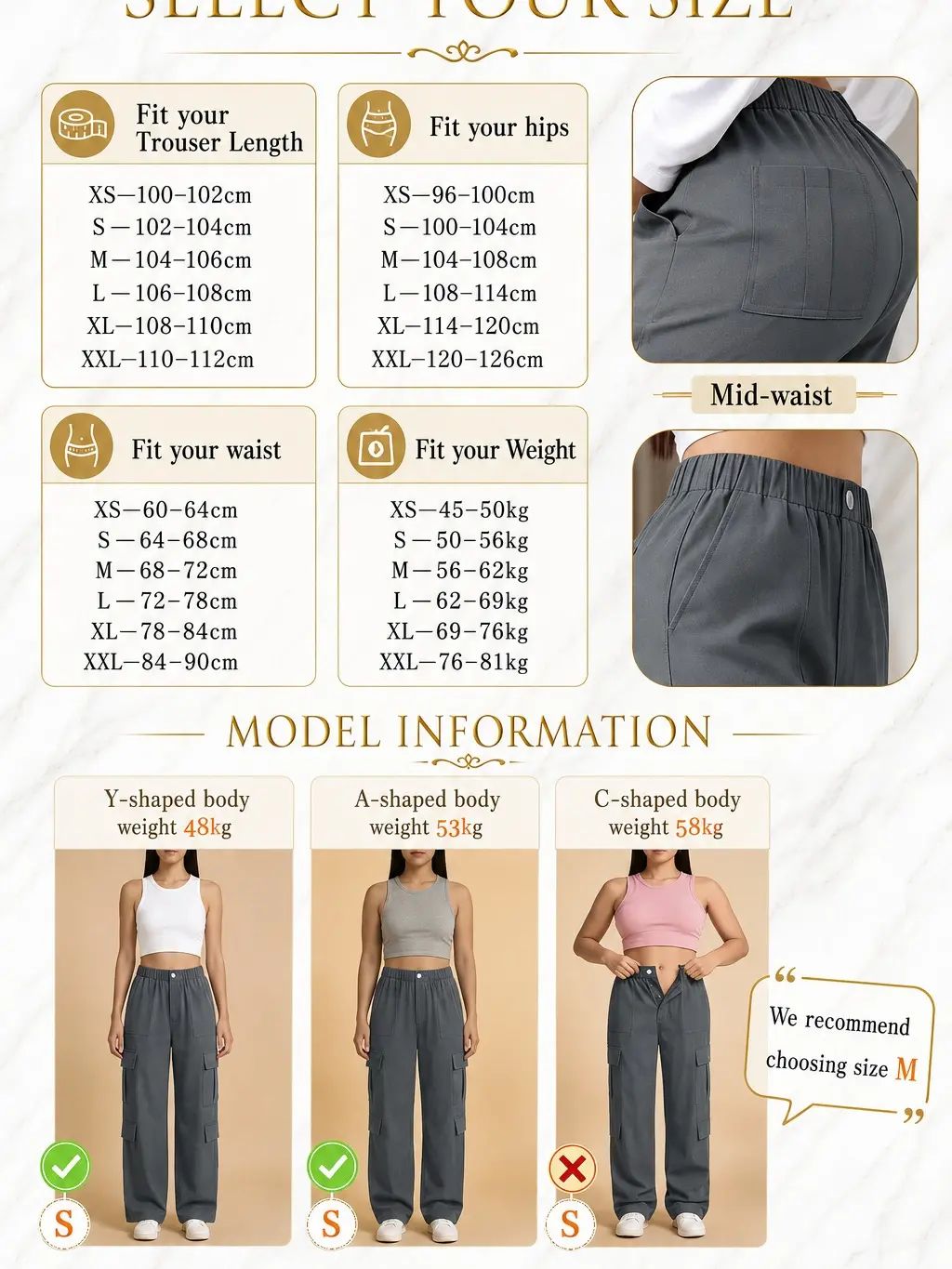 Women’s Straight Leg Outdoor Cargo Pants
