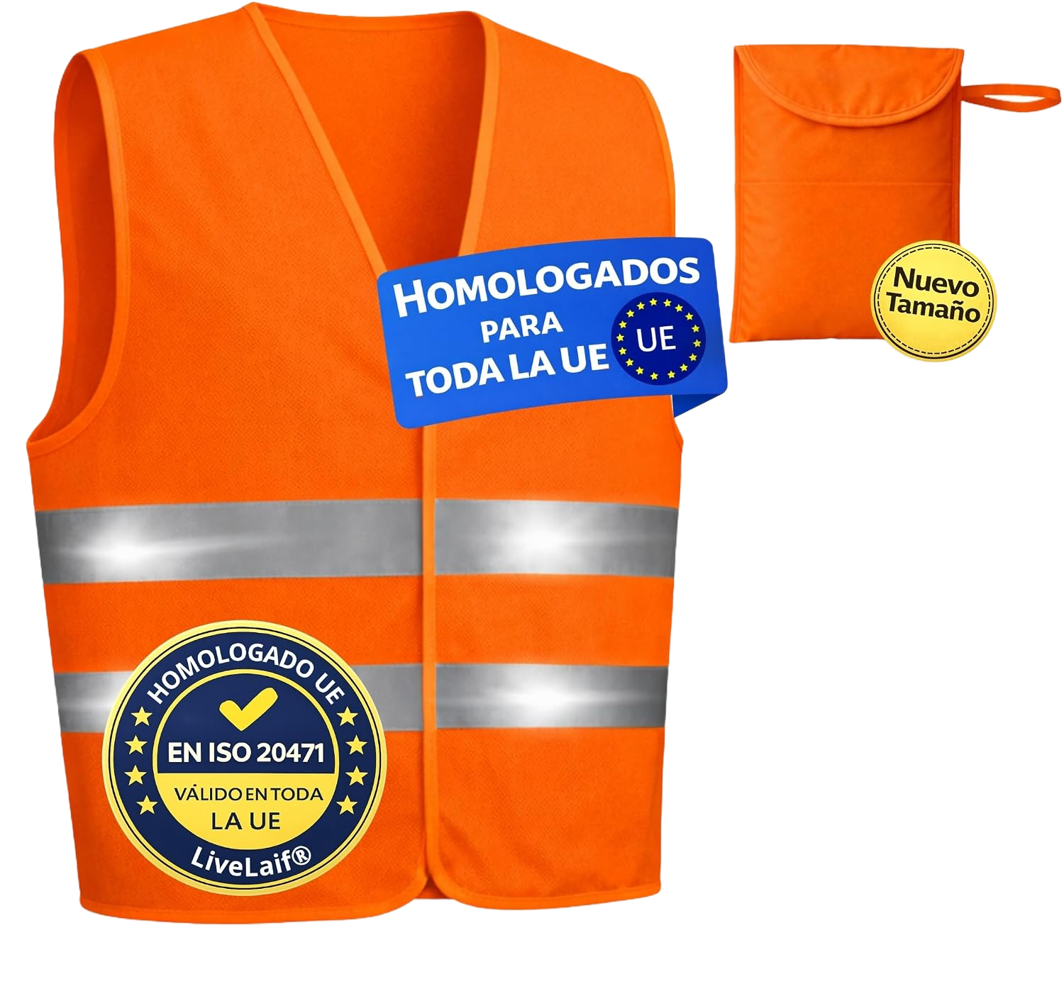 [Copy]Reflective Vest ISO 20471 Approved + Cover
