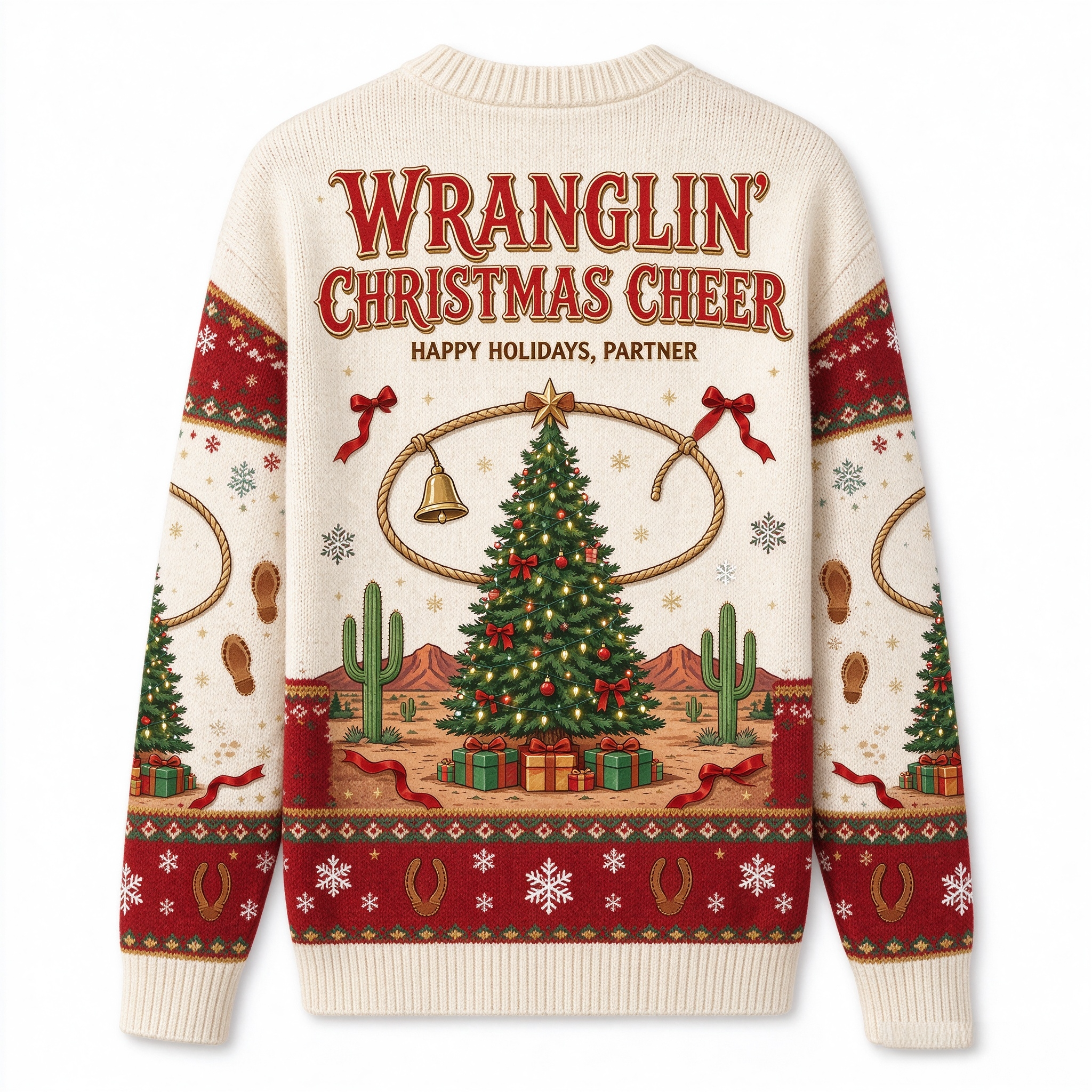 Western Ugly Christmas Sweater