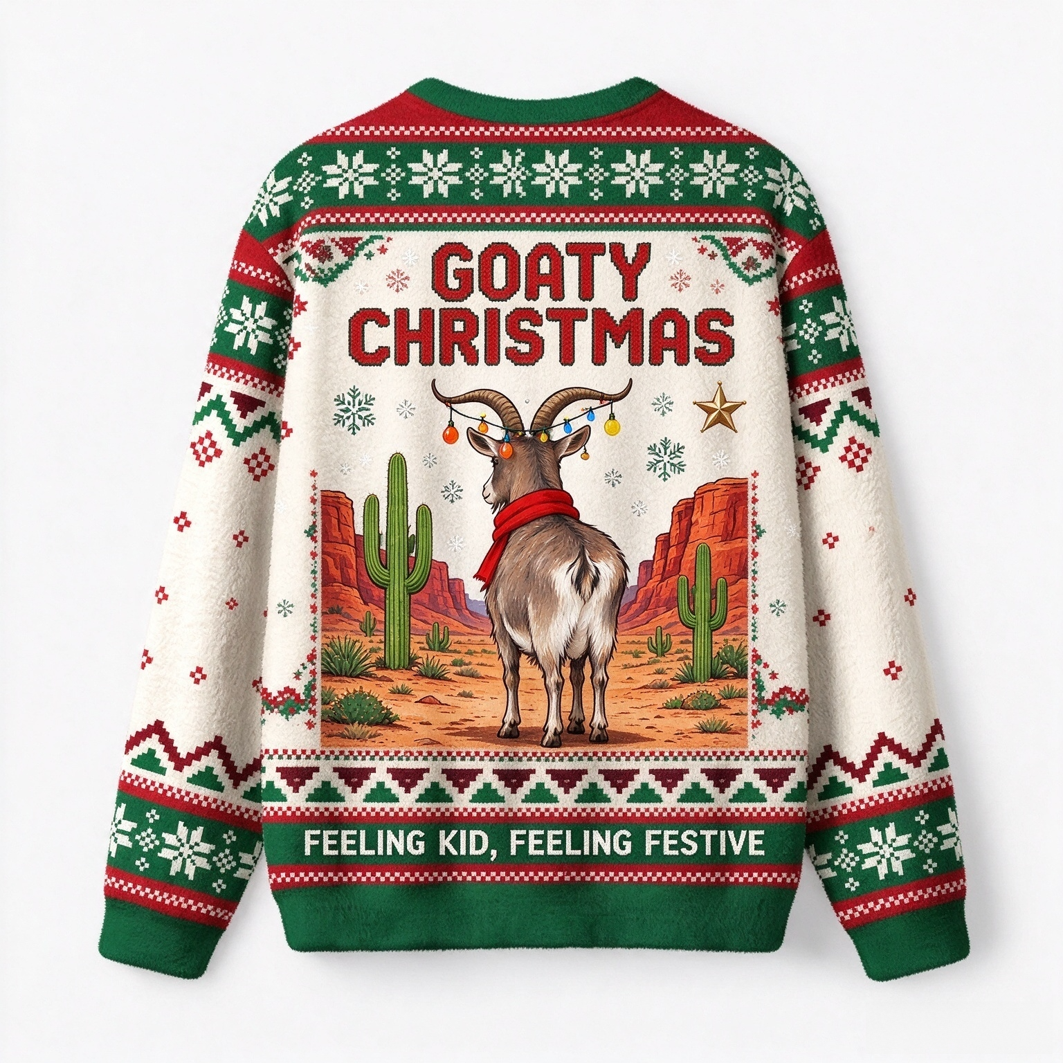 Cute Desert Animal Ugly Christmas Sweater