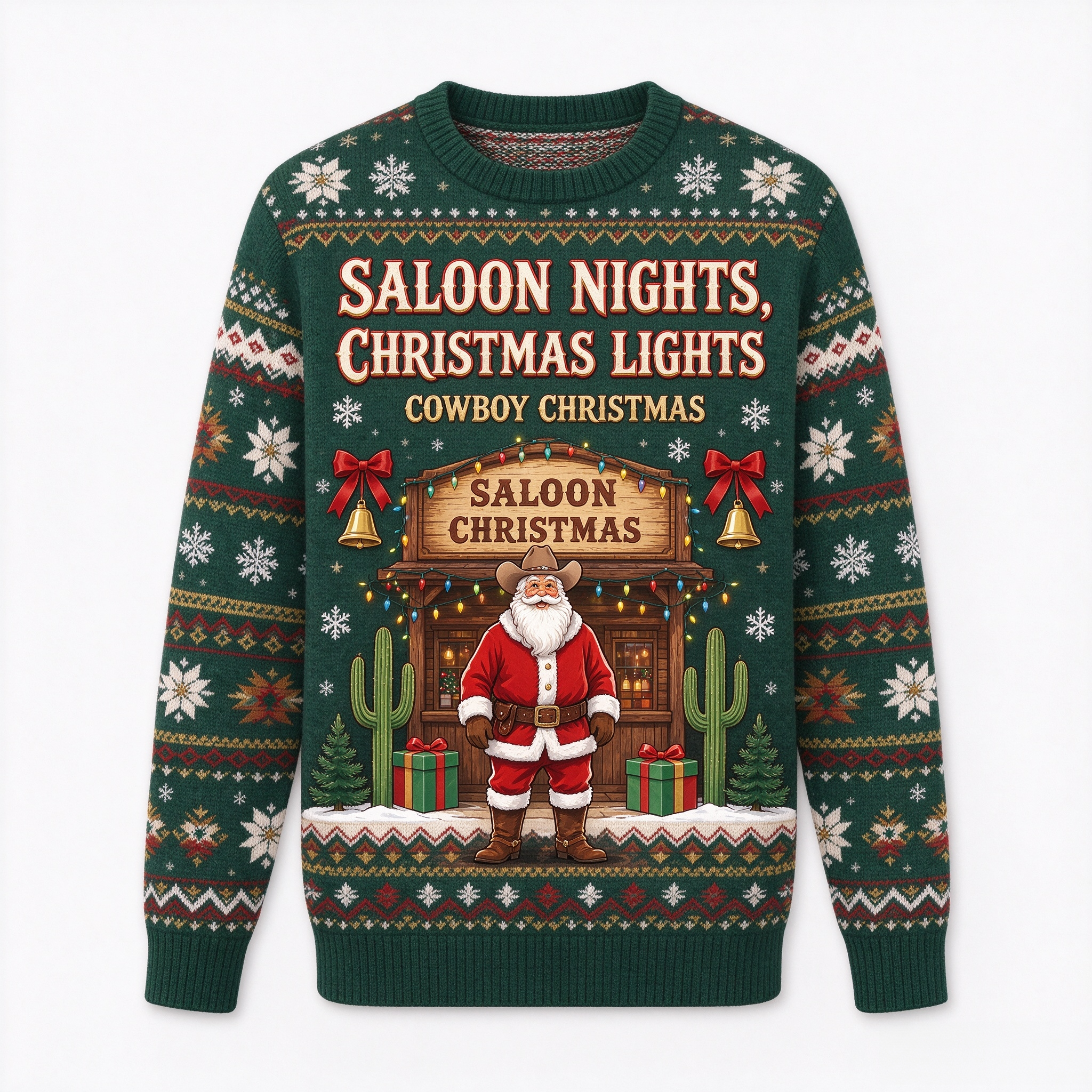 Western Ugly Christmas Sweater