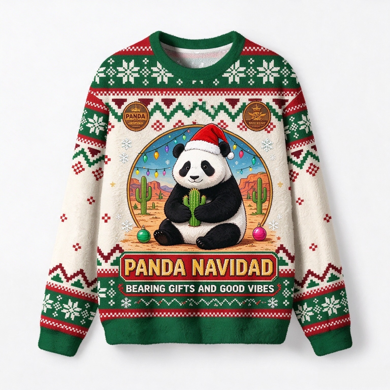 Cute Desert Animal Ugly Christmas Sweater