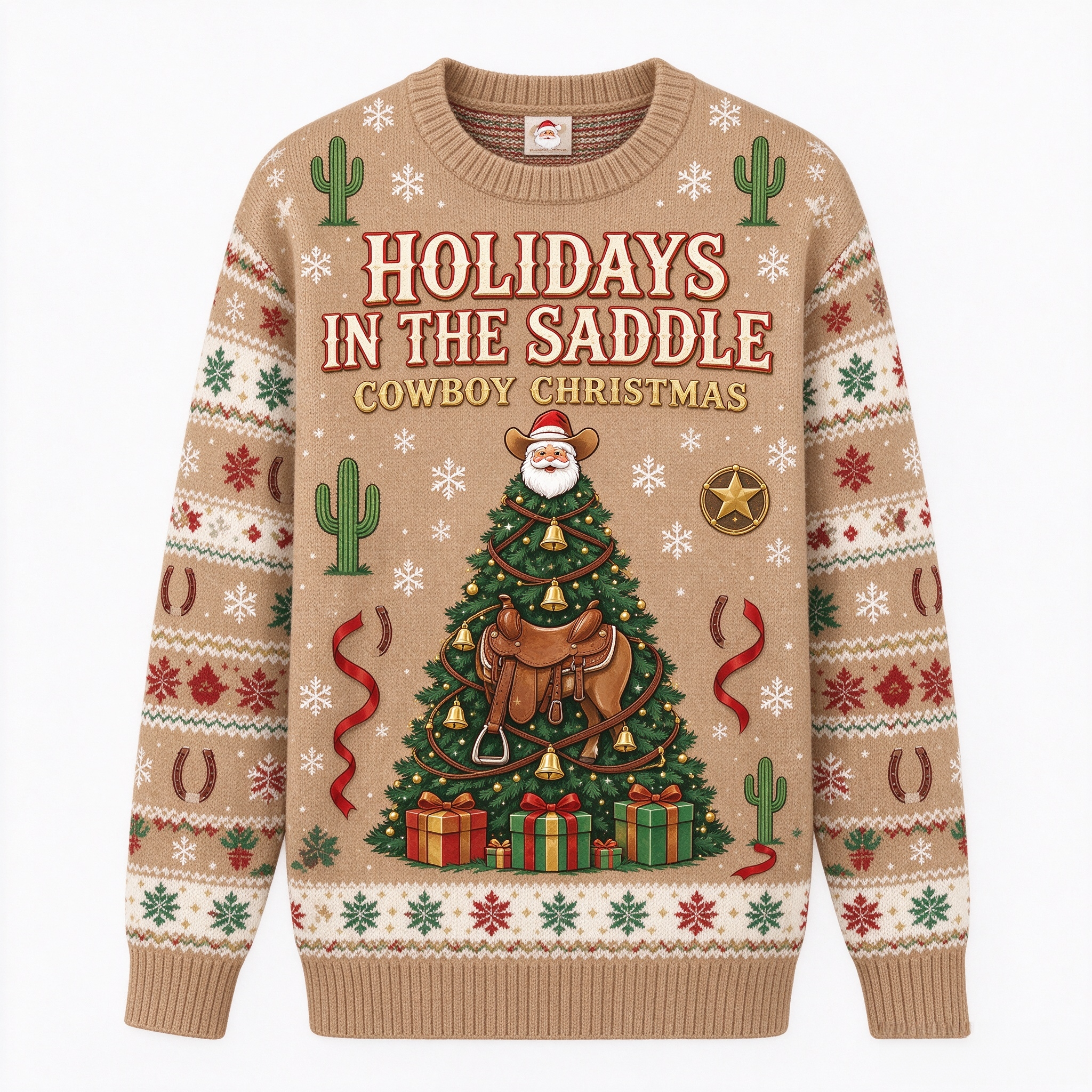 Western Ugly Christmas Sweater