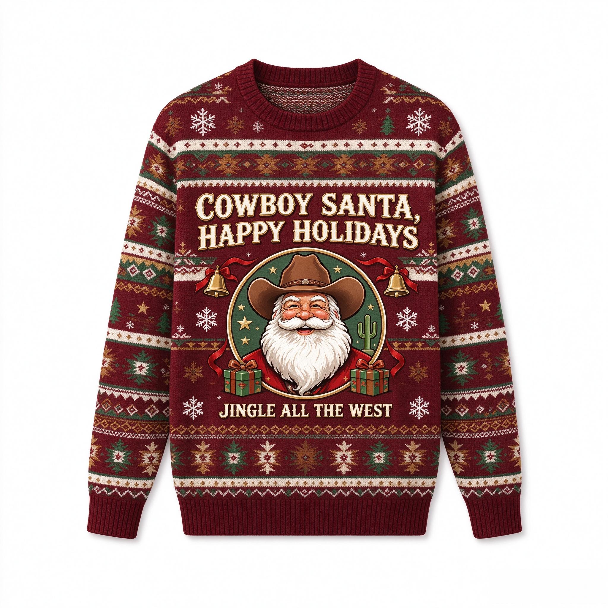 Western Ugly Christmas Sweater