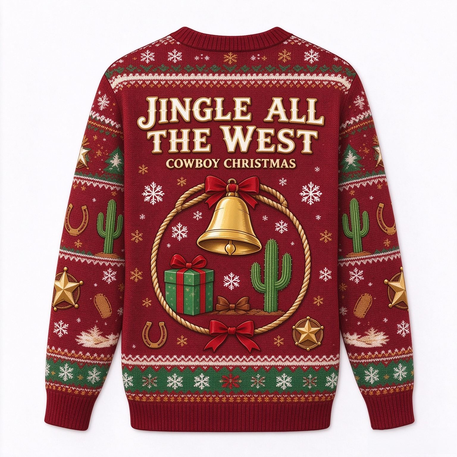 Western Ugly Christmas Sweater