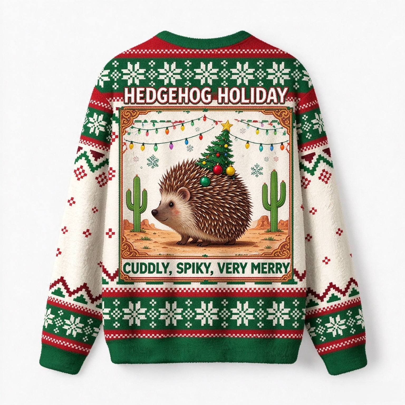 Cute Desert Animal Ugly Christmas Sweater