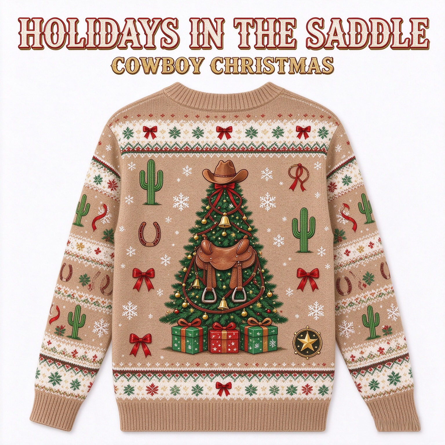 Western Ugly Christmas Sweater