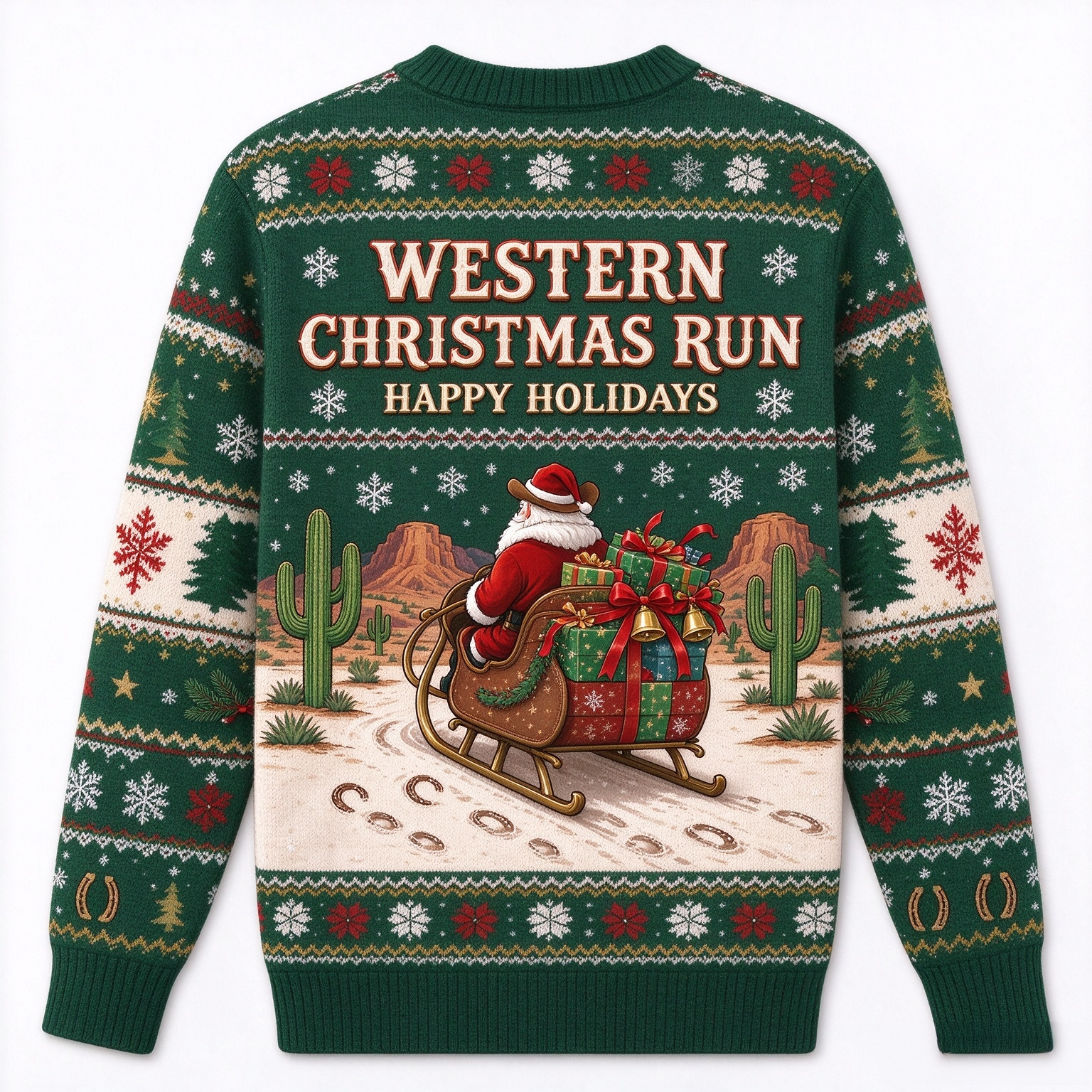 Western Ugly Christmas Sweater
