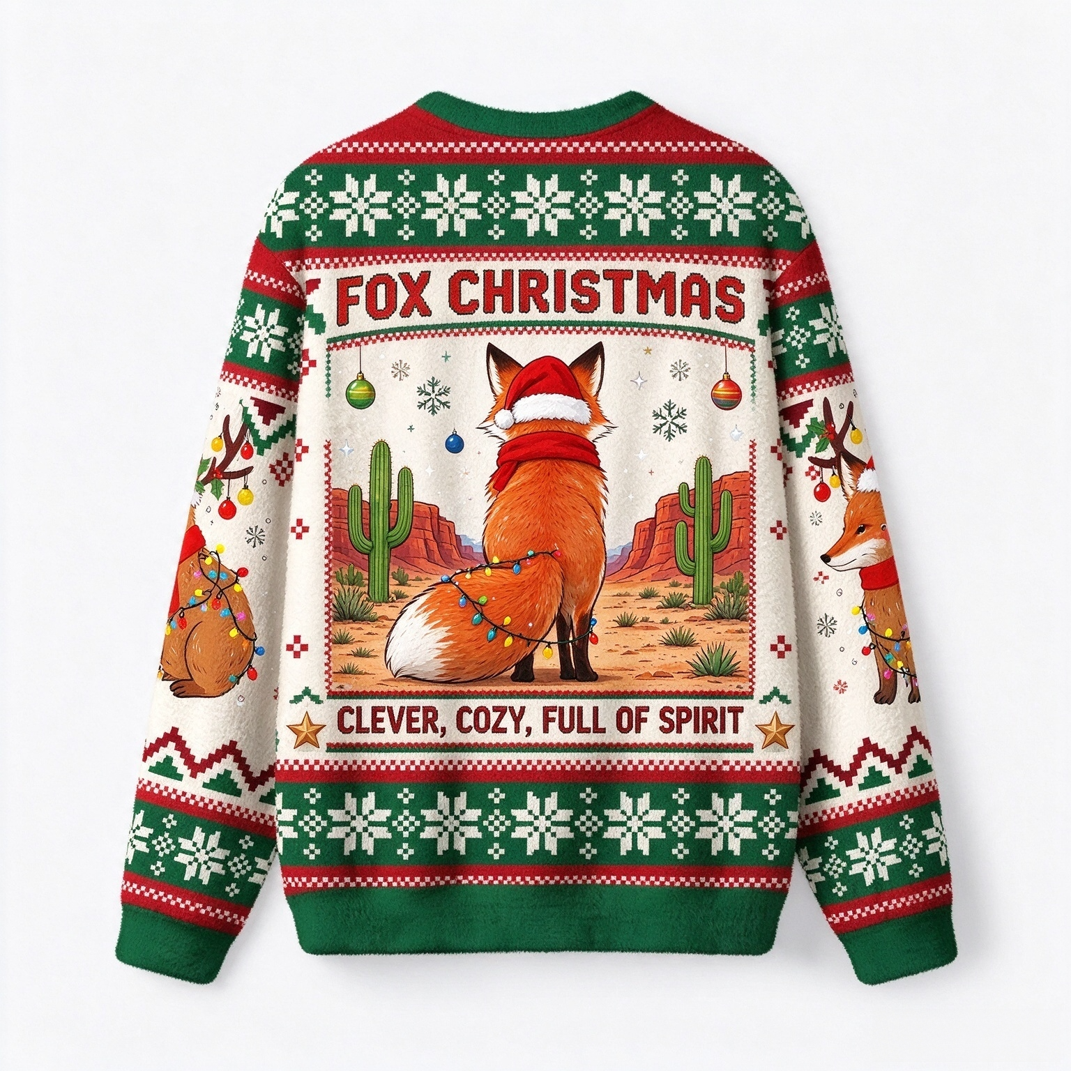 Cute Desert Animal Ugly Christmas Sweater