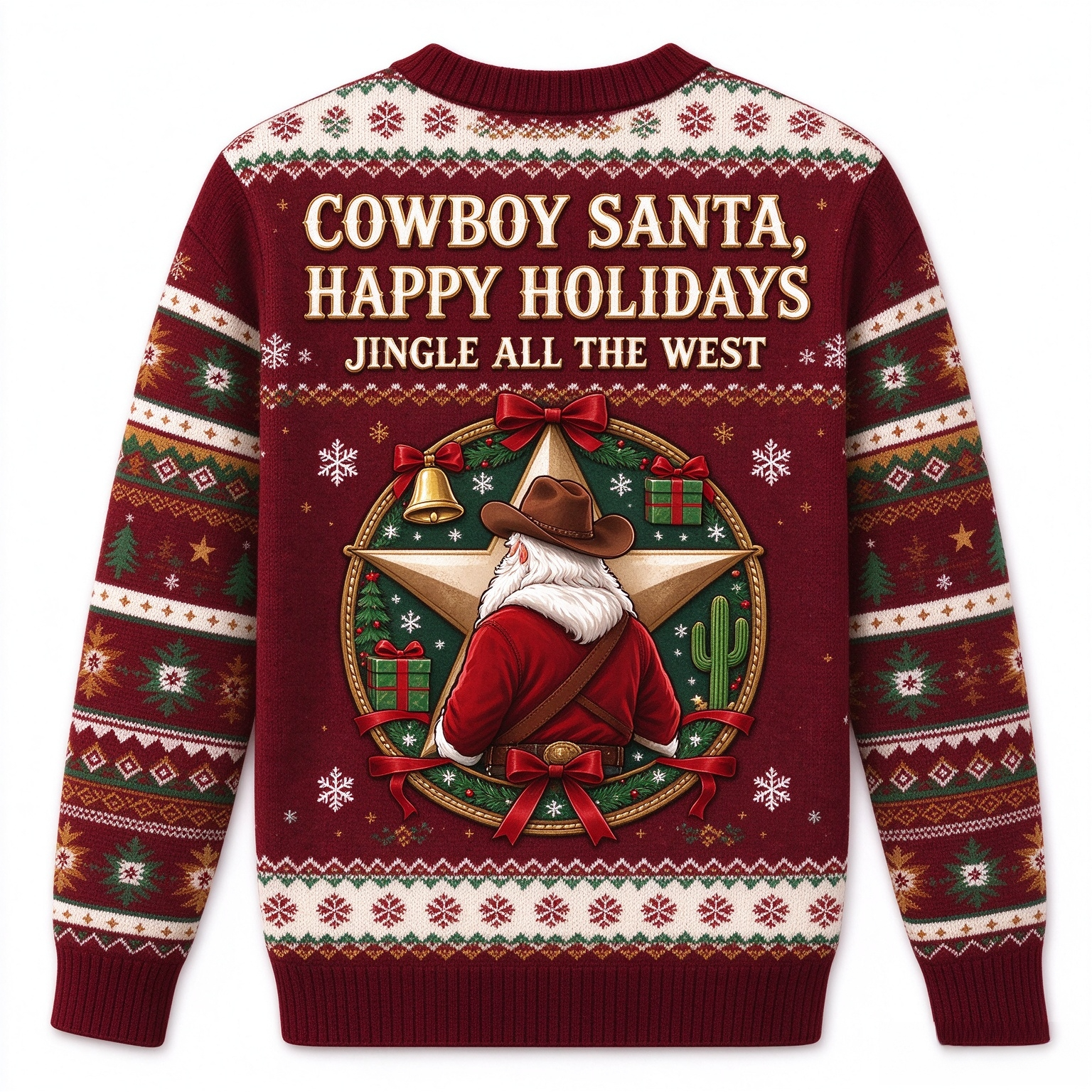 Western Ugly Christmas Sweater