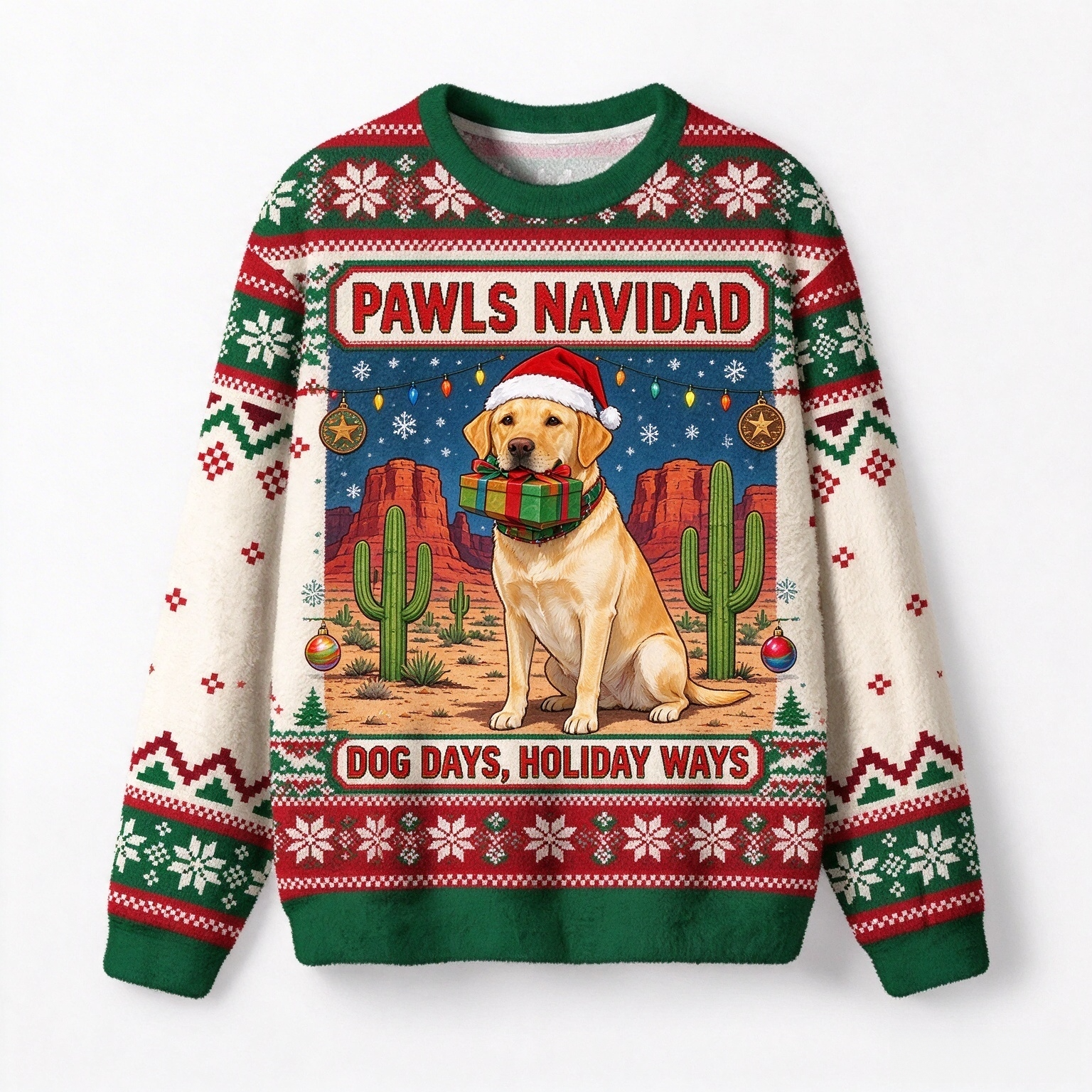 Cute Desert Animal Ugly Christmas Sweater