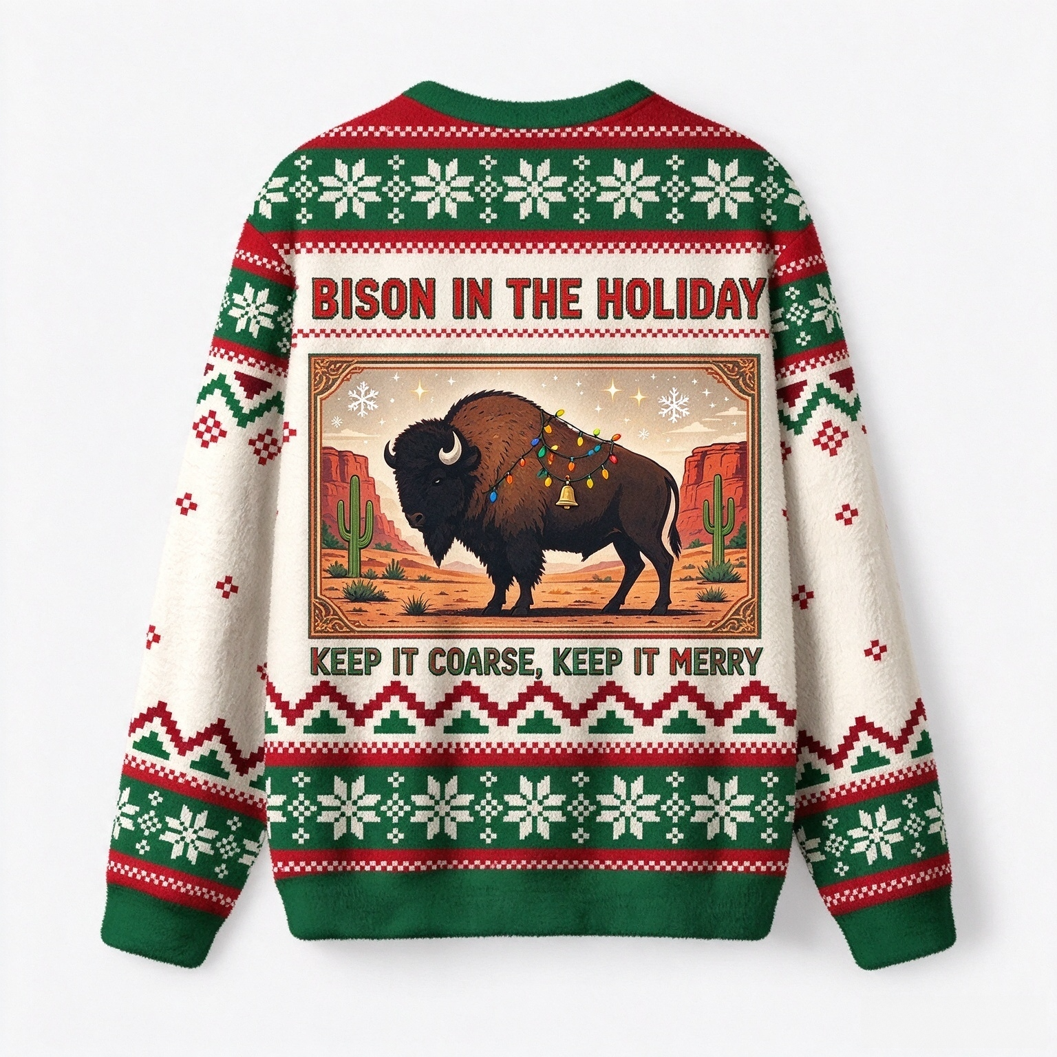 Cute Desert Animal Ugly Christmas Sweater