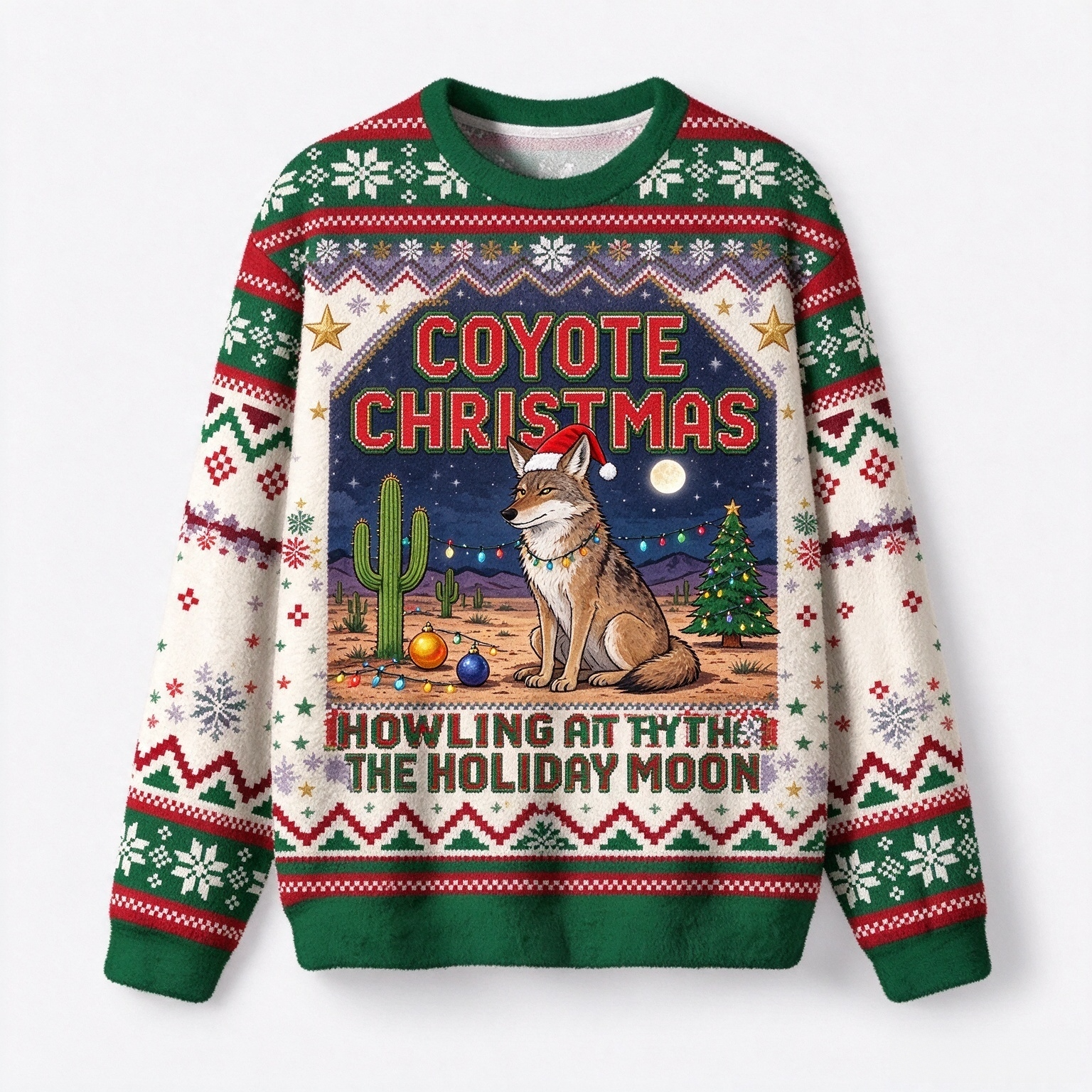 Cute Desert Animal Ugly Christmas Sweater