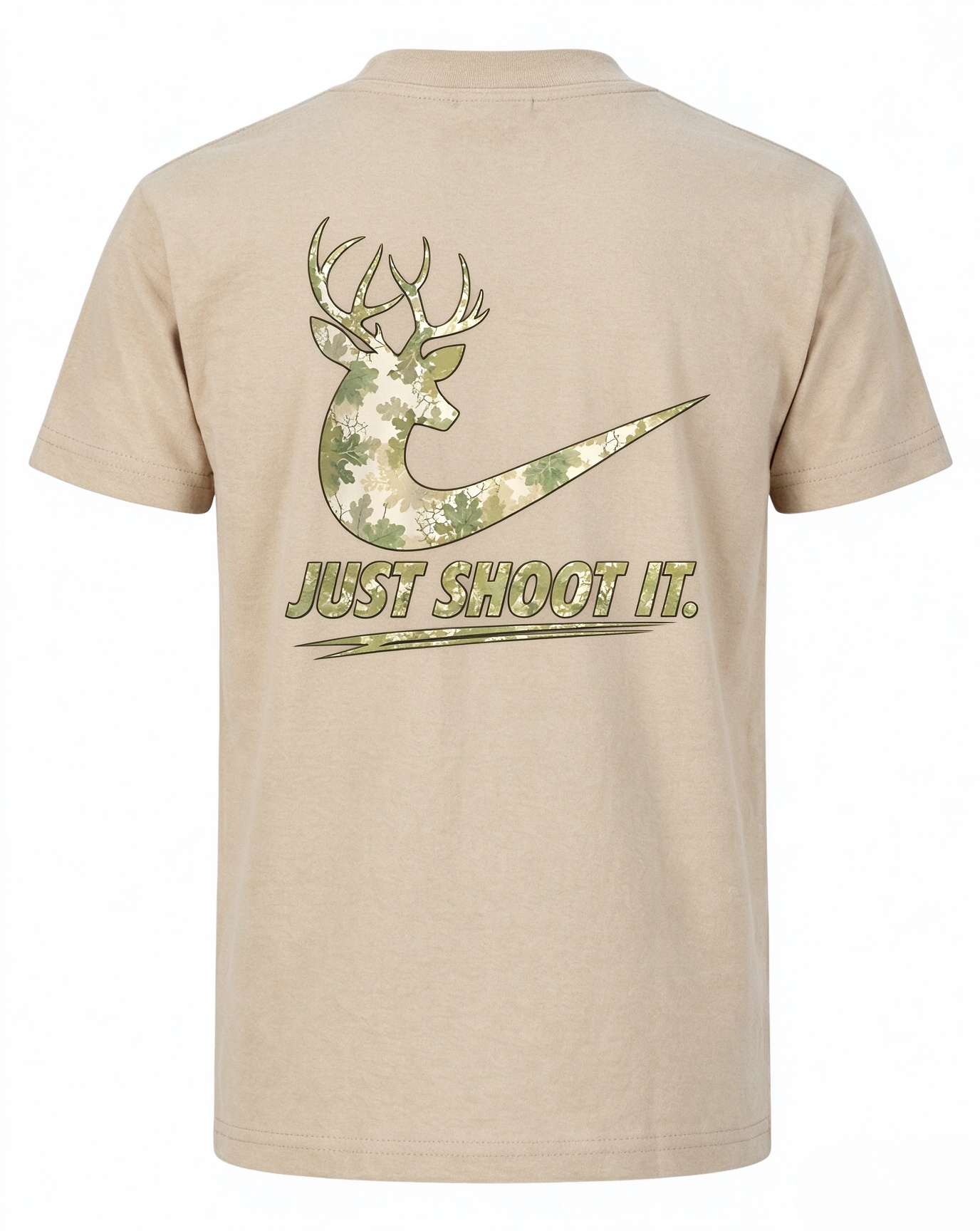 Just Shoot It Funny Camo Hunting T Shirt 
