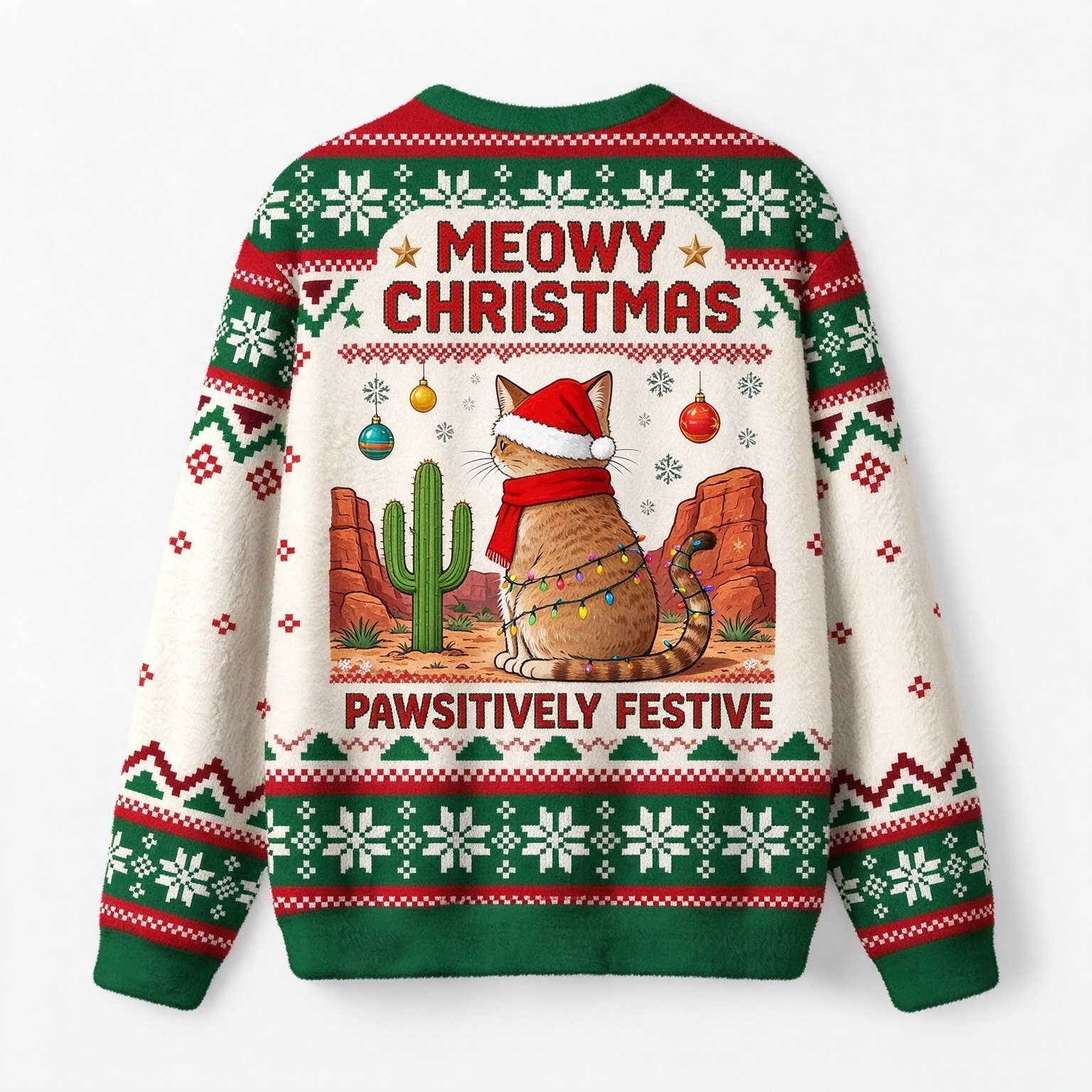 Cute Desert Animal Ugly Christmas Sweater
