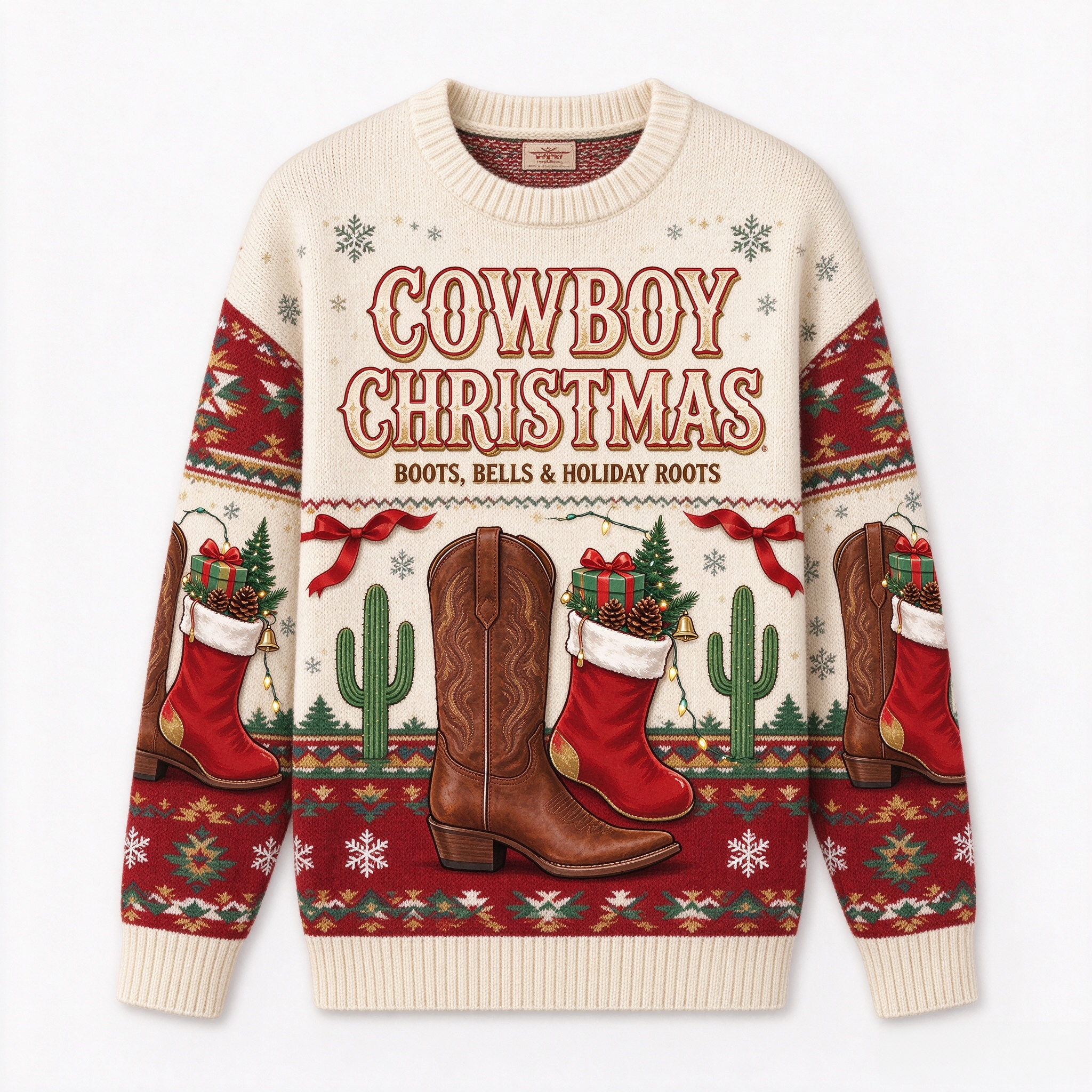 Western Ugly Christmas Sweater