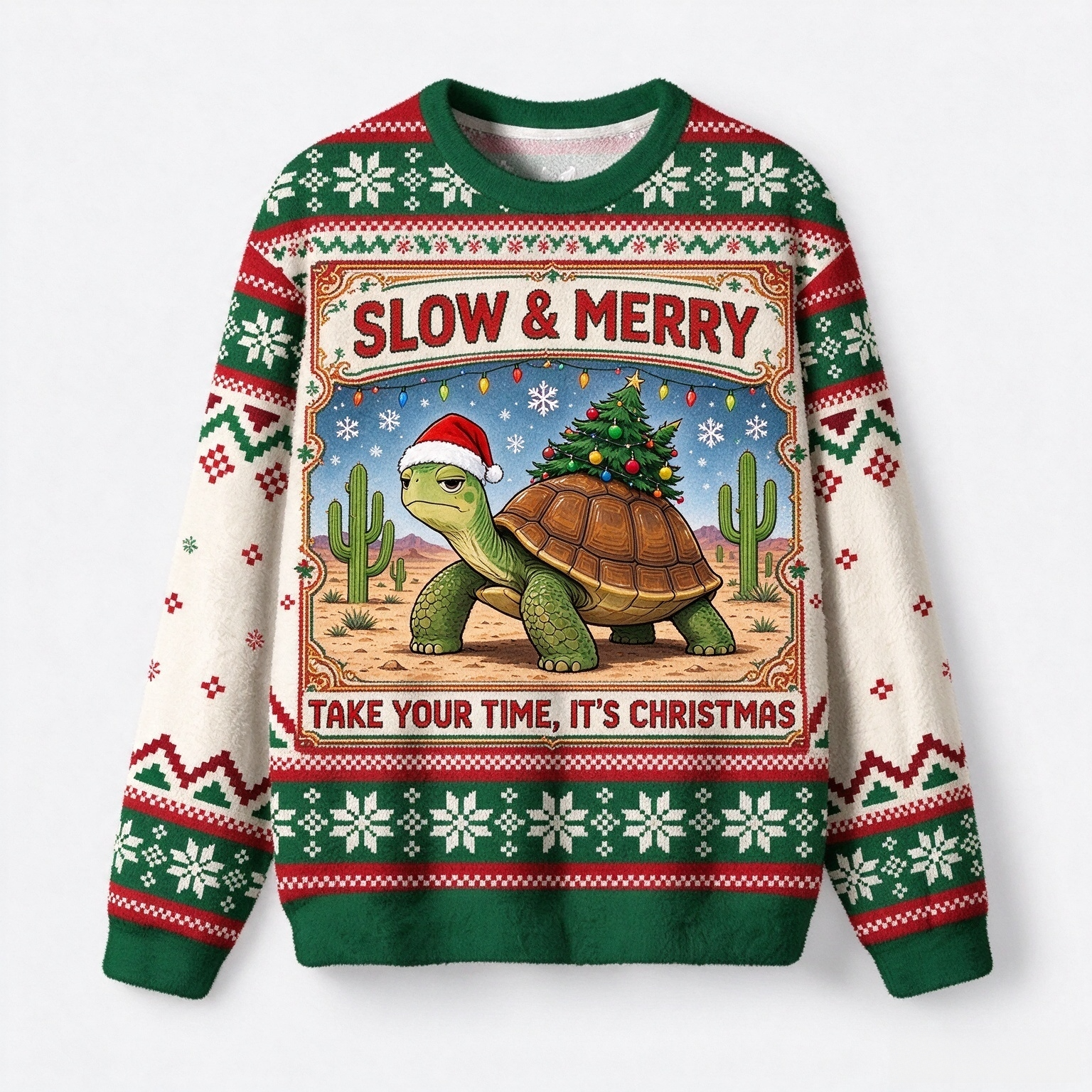 Cute Desert Animal Ugly Christmas Sweater