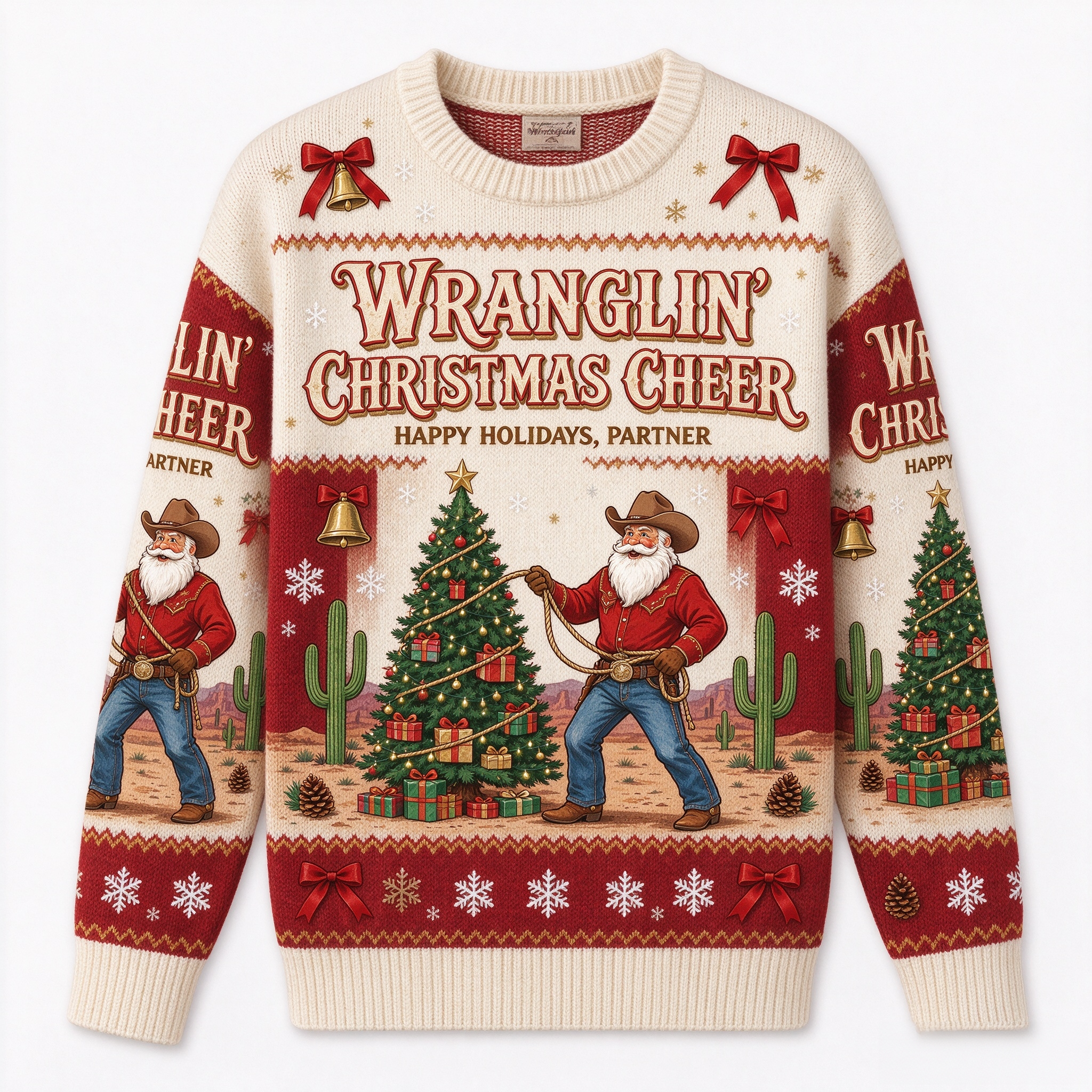 Western Ugly Christmas Sweater