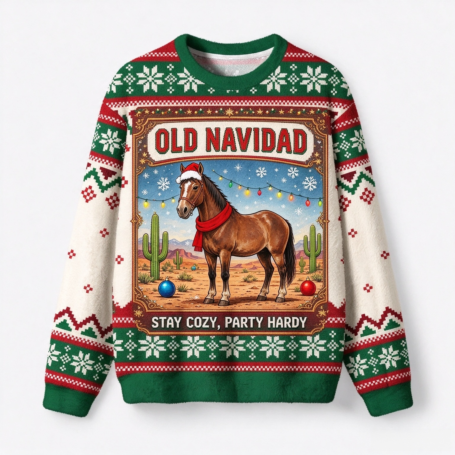 Cute Desert Animal Ugly Christmas Sweater