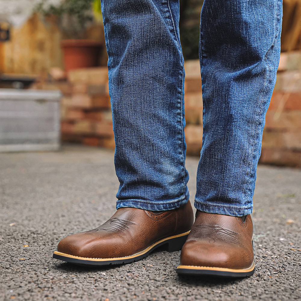 Men's Leather Cowboy Boot 
