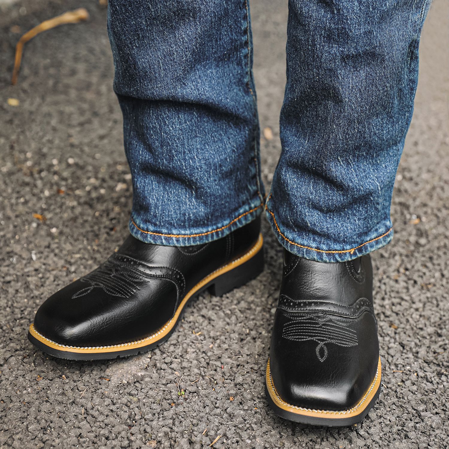 Men's Leather Cowboy Boot 
