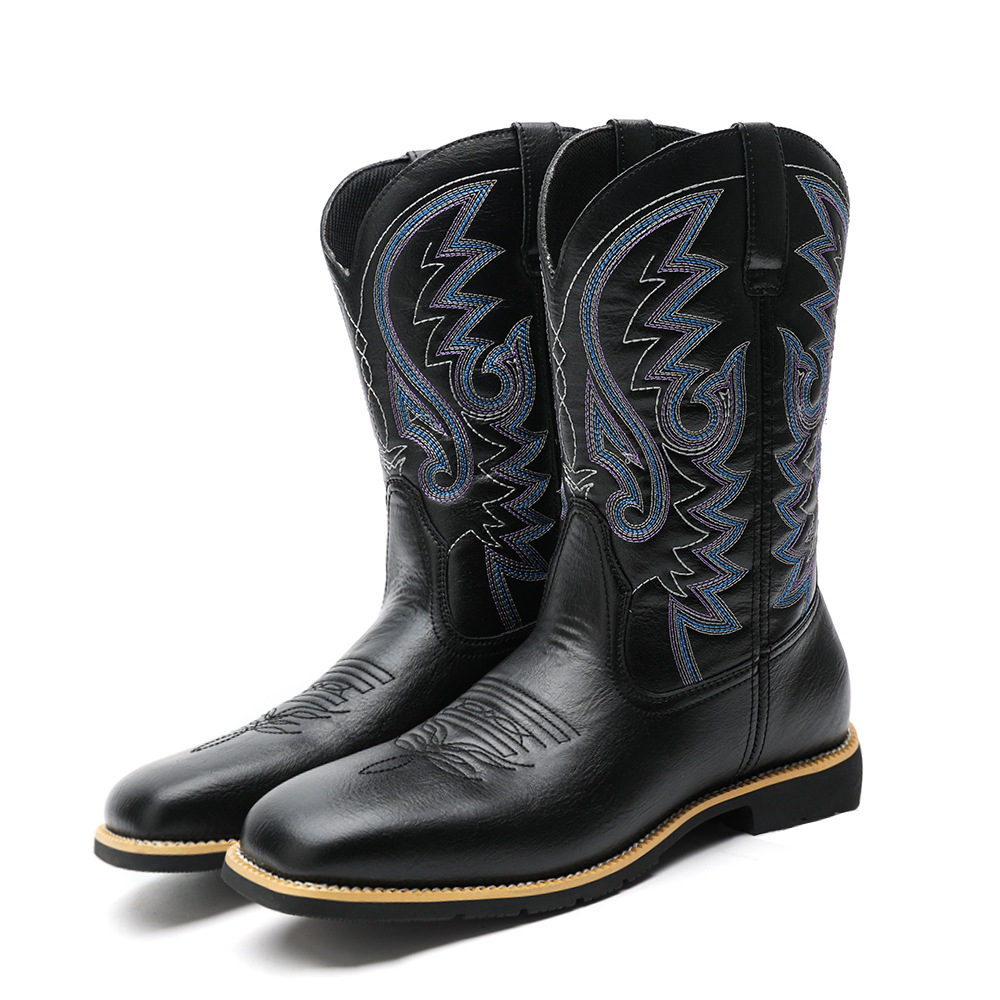 Men's Leather Cowboy Boot 