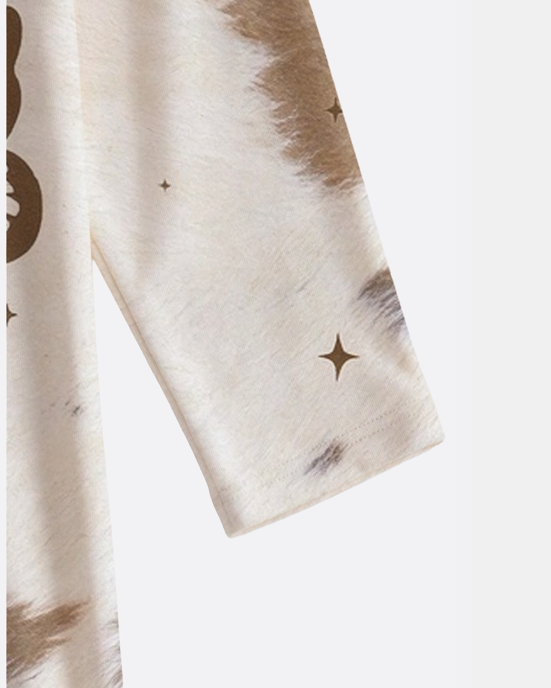 Cute calf butterfly Western V-Neck Printed Dress | Allover Print