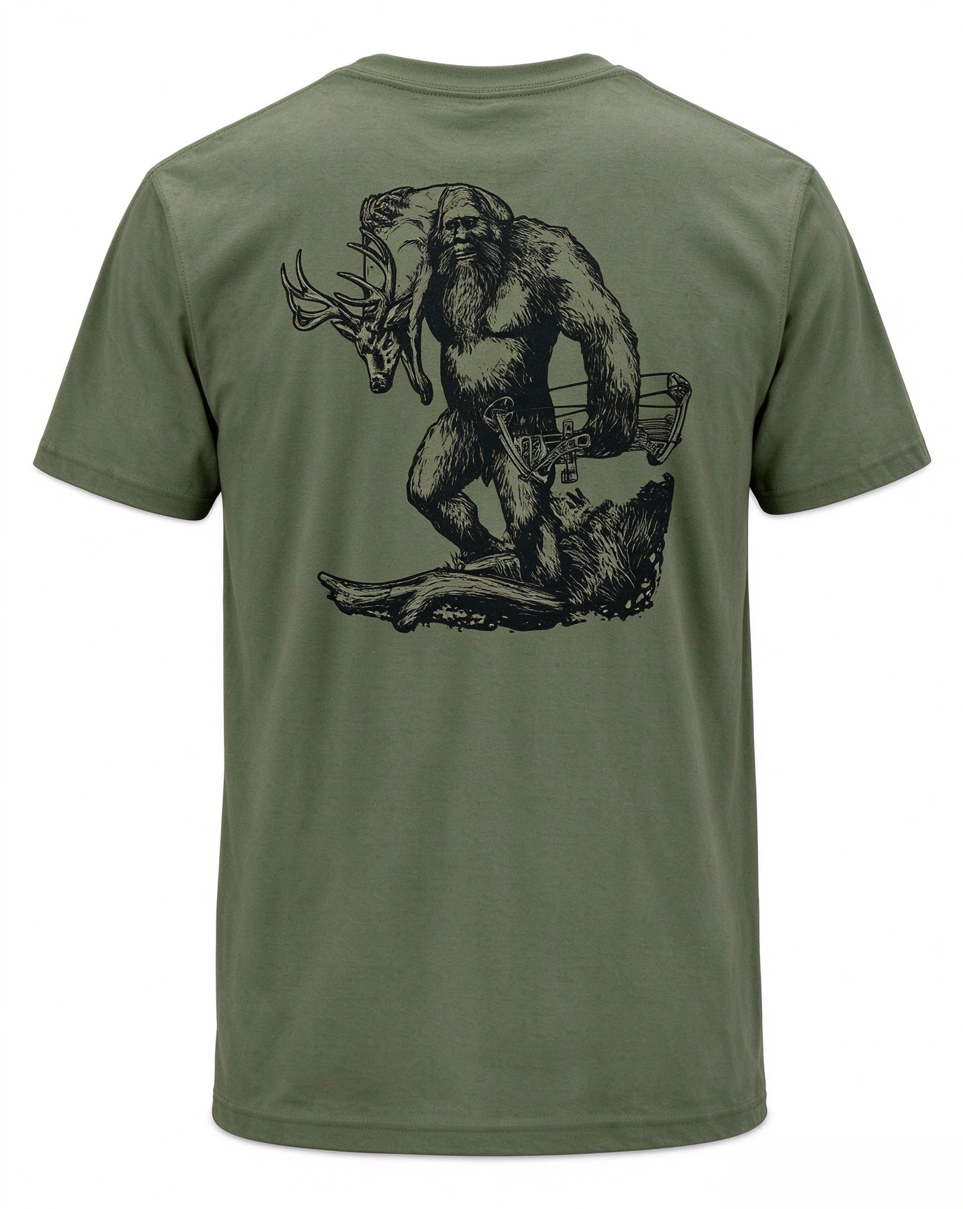 Bigfoot Deer Hunting T-shirt