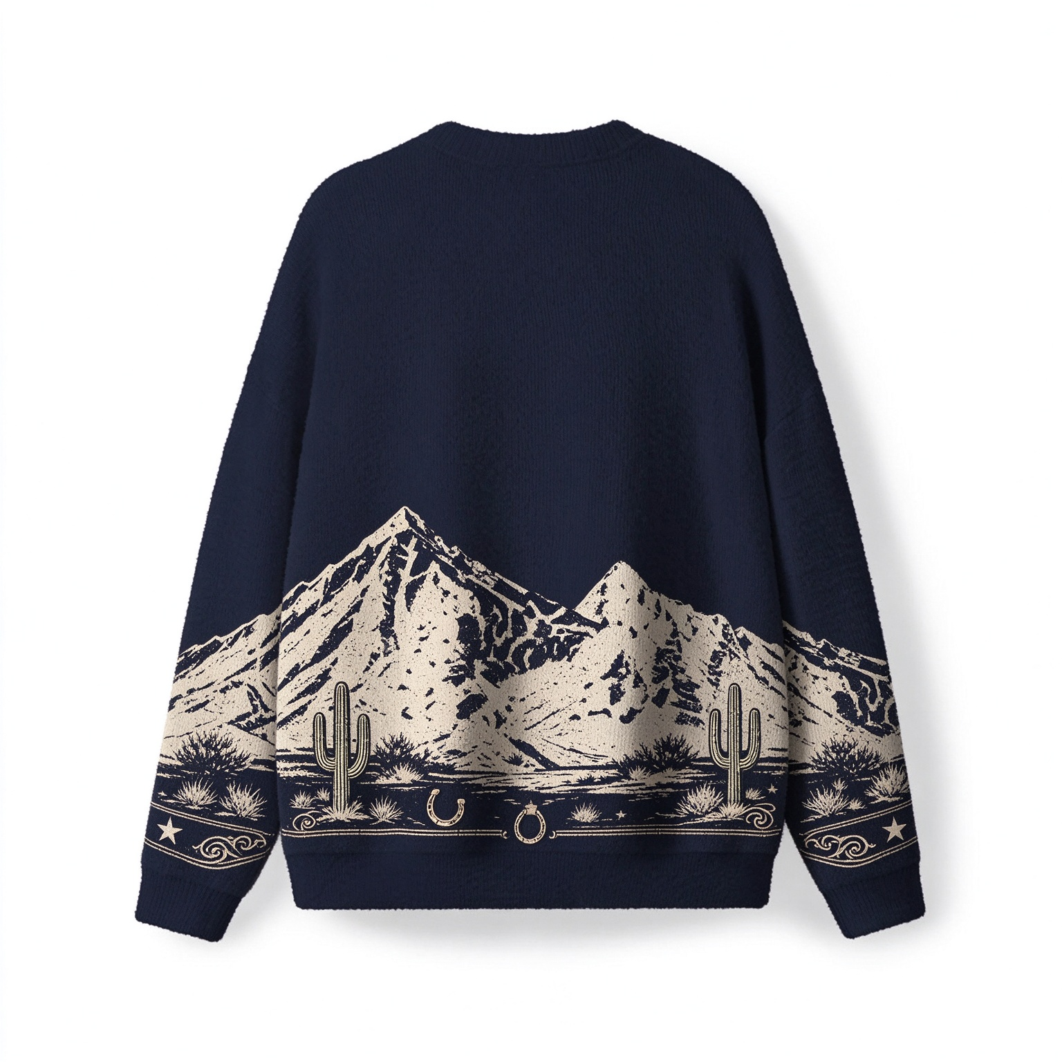 Cowboy Ugly Christmas Sweater, Merry Rodeo Sweater