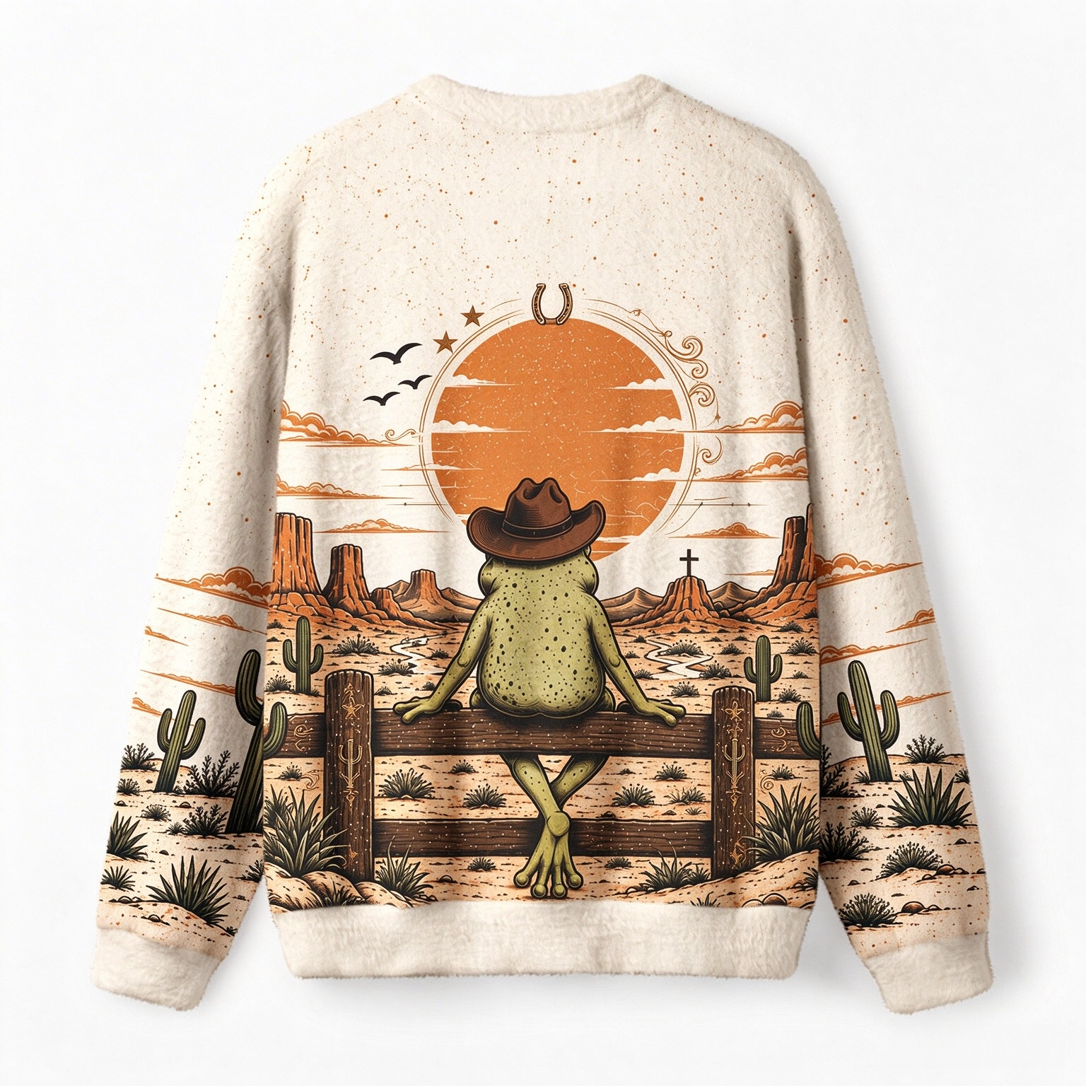 Cowboy Ugly Christmas Sweater, Merry Rodeo Sweater