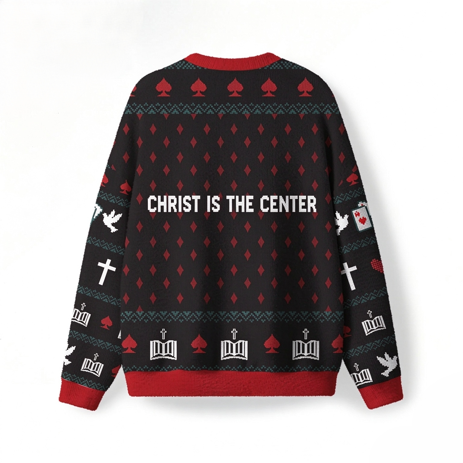 Cowboy Ugly Christmas Sweater, Merry Rodeo Sweater