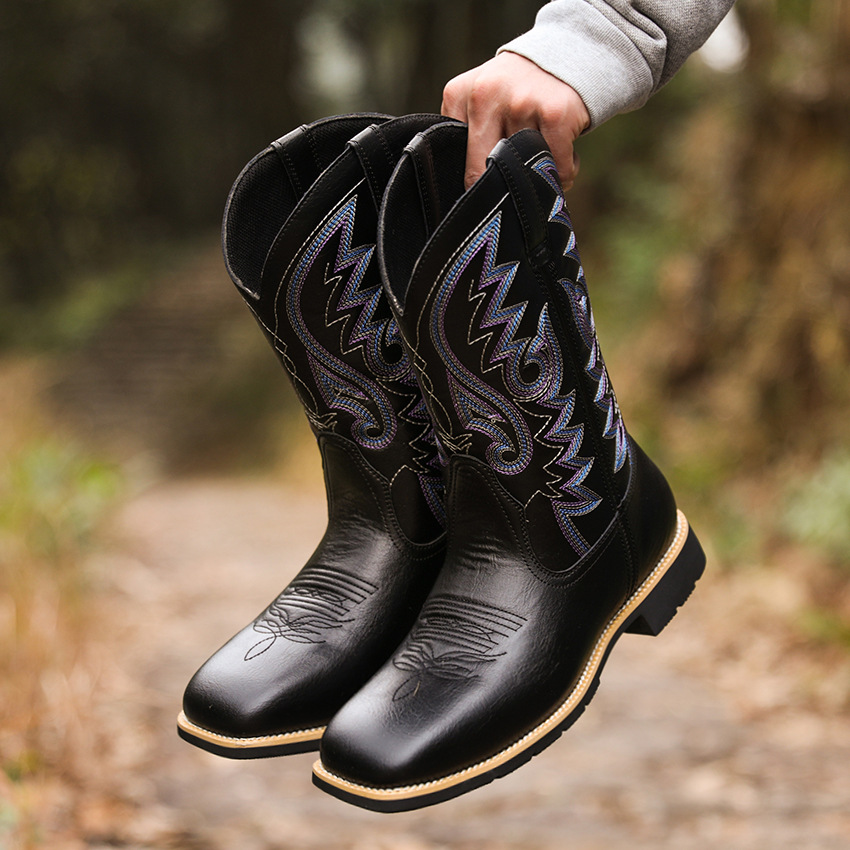 Men's Leather Cowboy Boot 