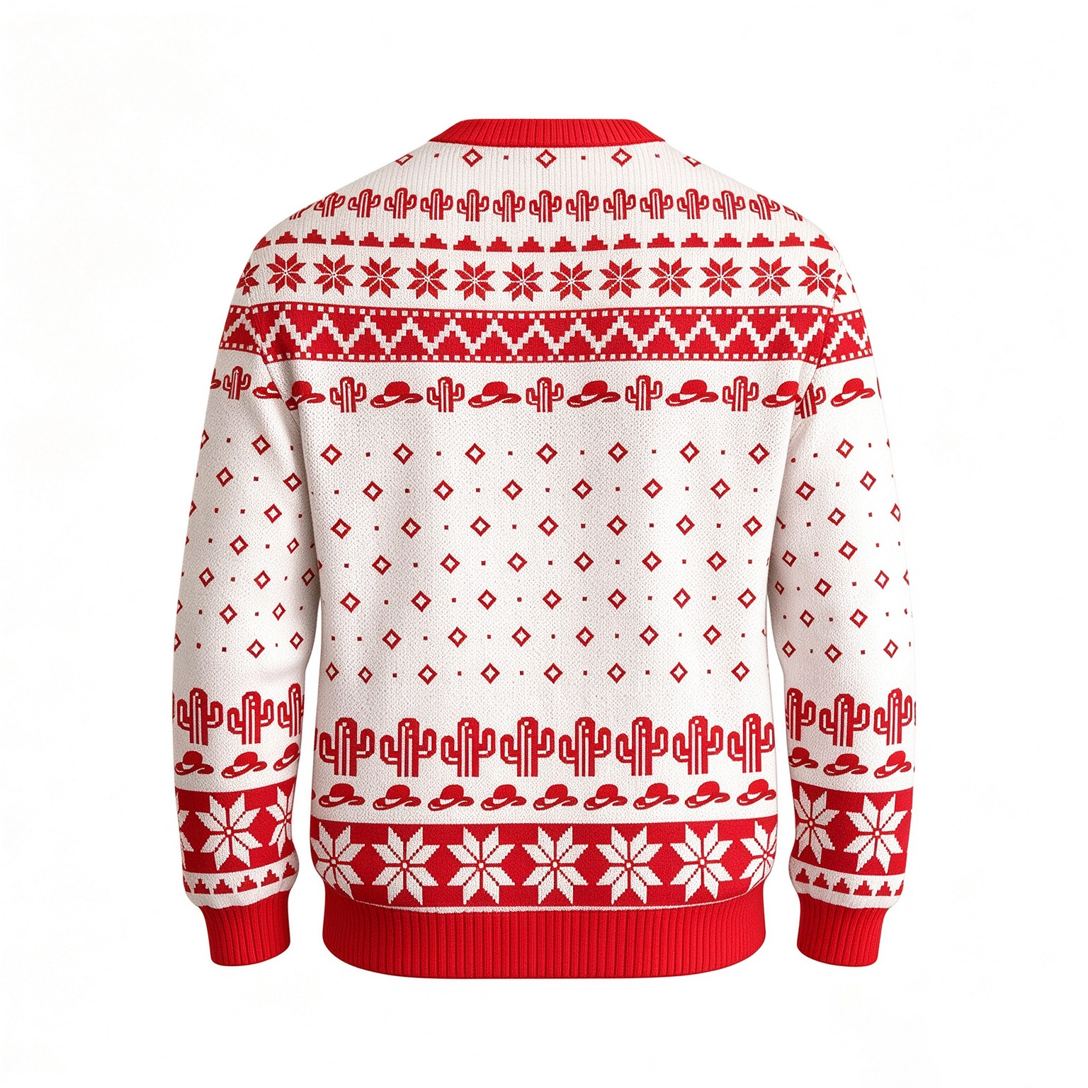 Jingle Horse Rodeo Santa Ugly Christmas Sweater