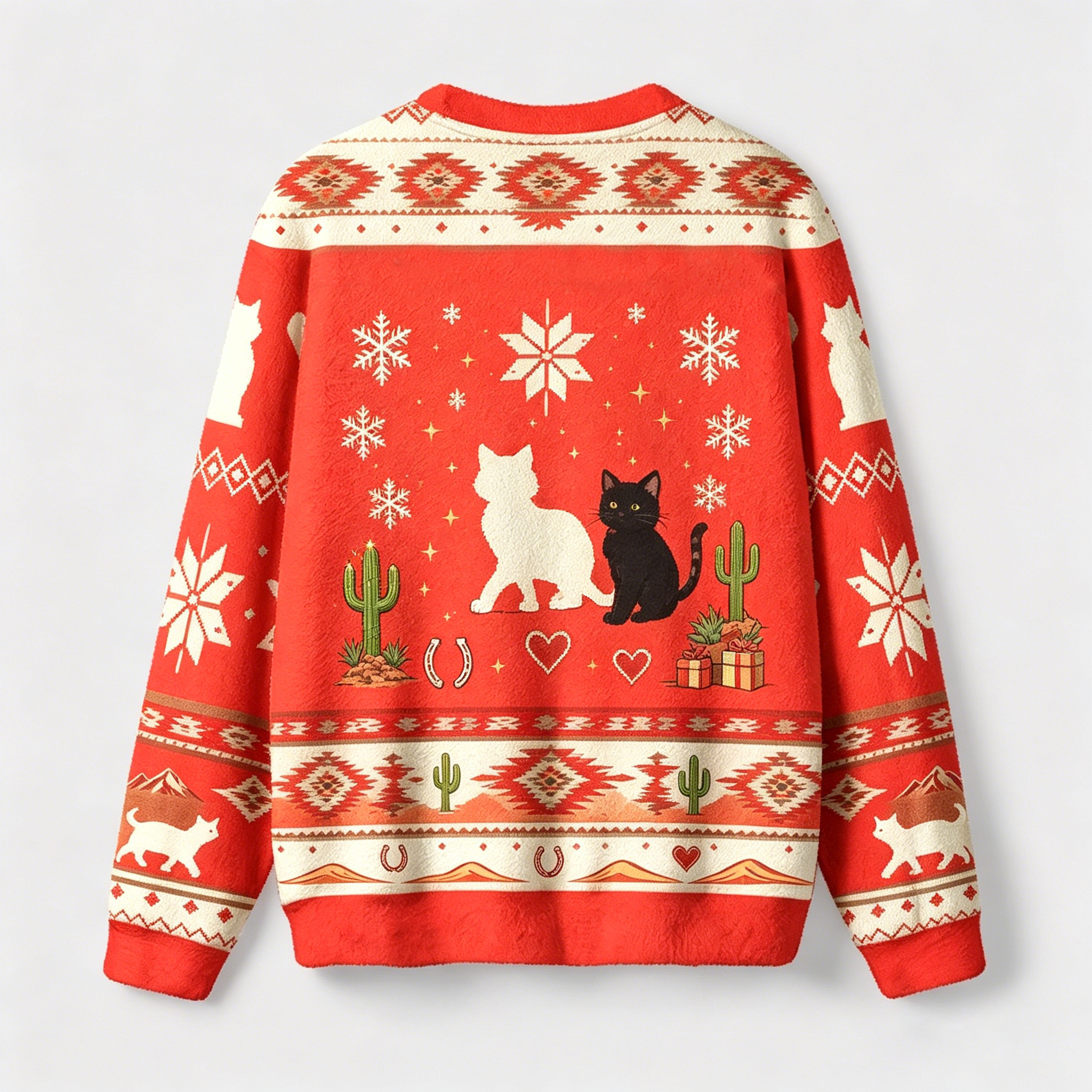 Cowboy Ugly Christmas Sweater, Merry Rodeo Sweater