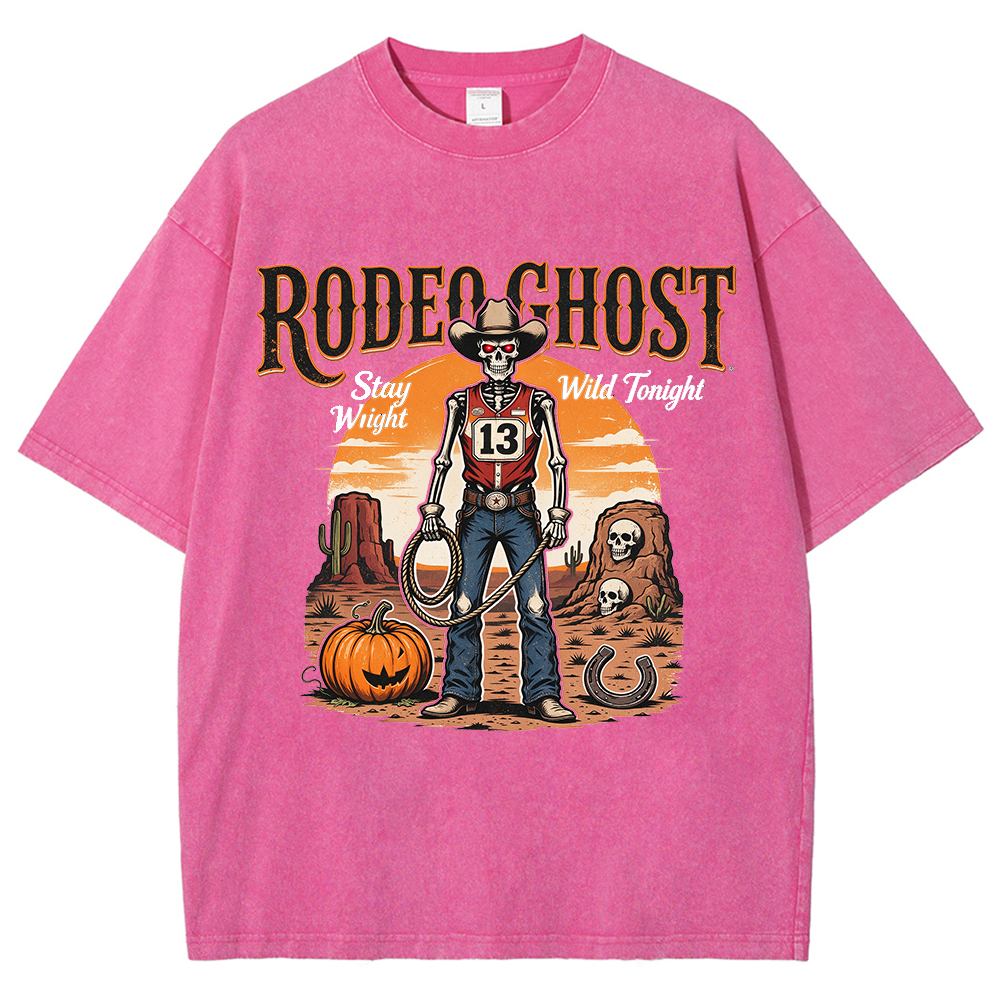 Retro Halloween Greeting T-Shirt / Western-Style Halloween T-Shirt