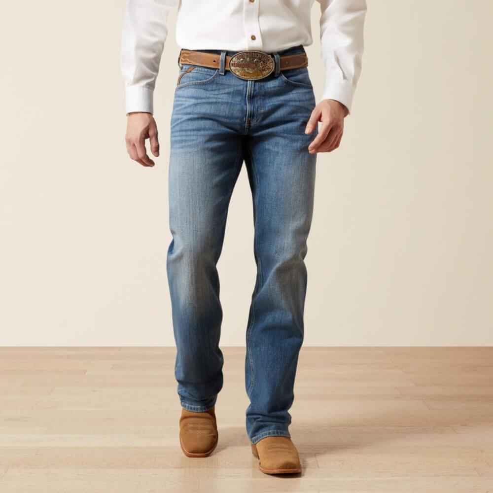 Mens M2 Relaxed Stretch Legacy Boot Cut Jeans