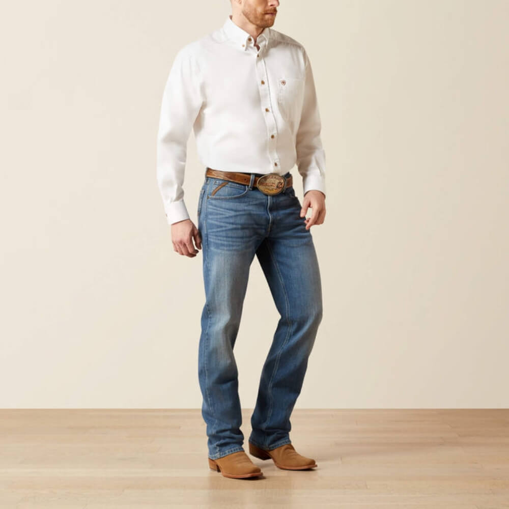 Mens M2 Relaxed Stretch Legacy Boot Cut Jeans