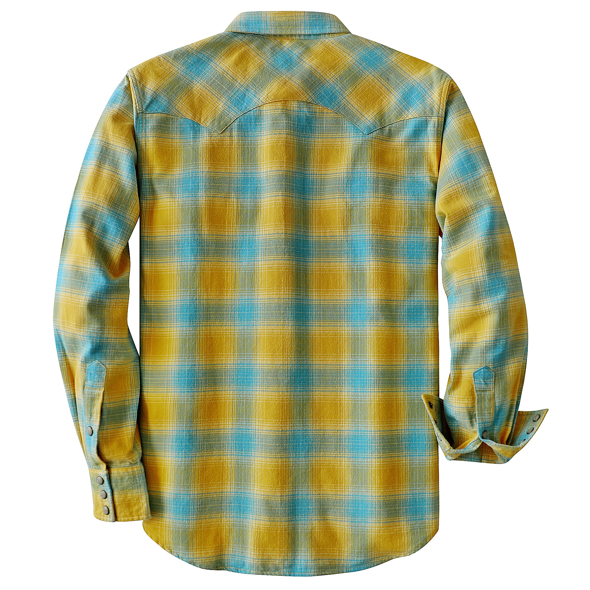 Women's Western Plaid Shirt – Lightweight Vintage Cowboy Shirt