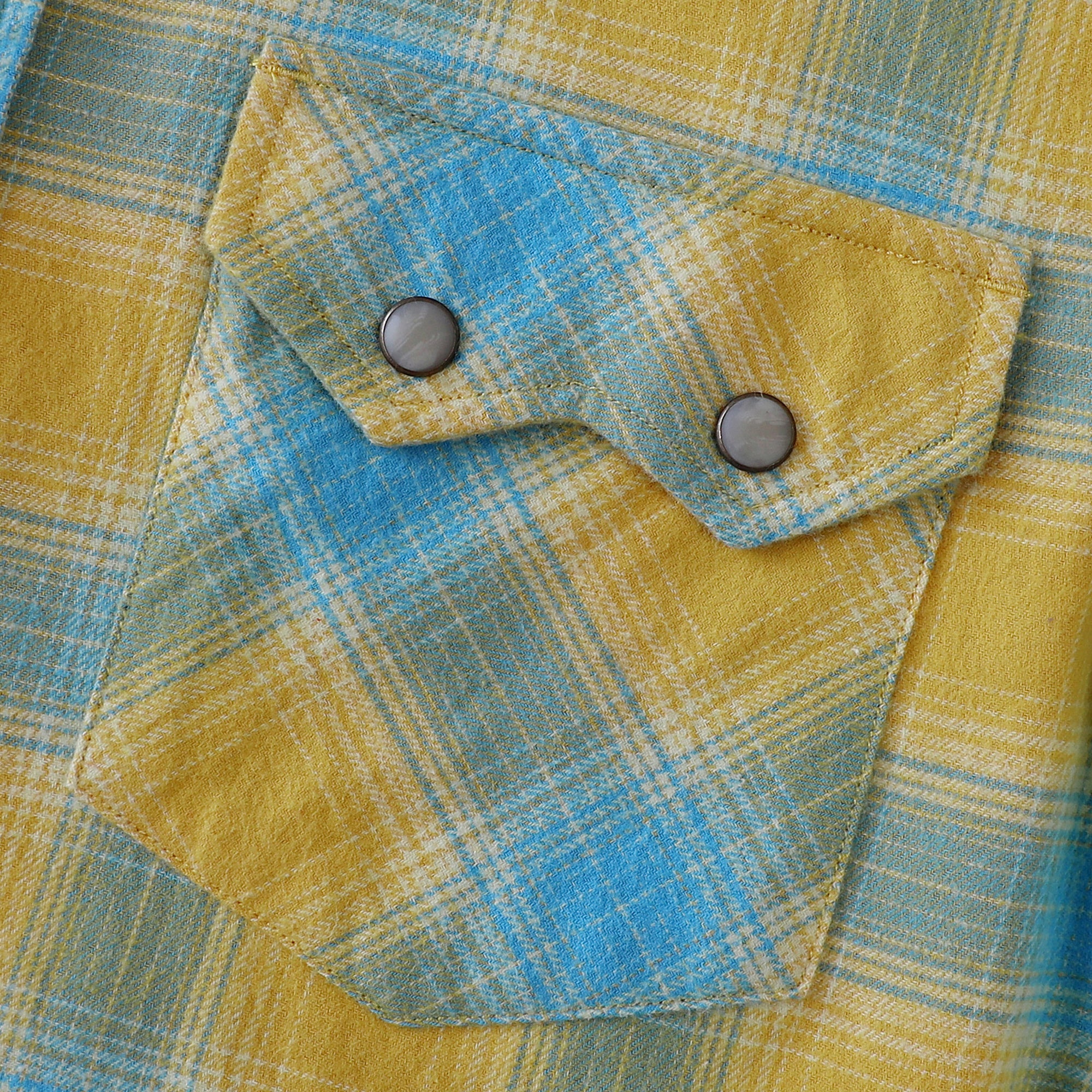 Women's Western Plaid Shirt – Lightweight Vintage Cowboy Shirt