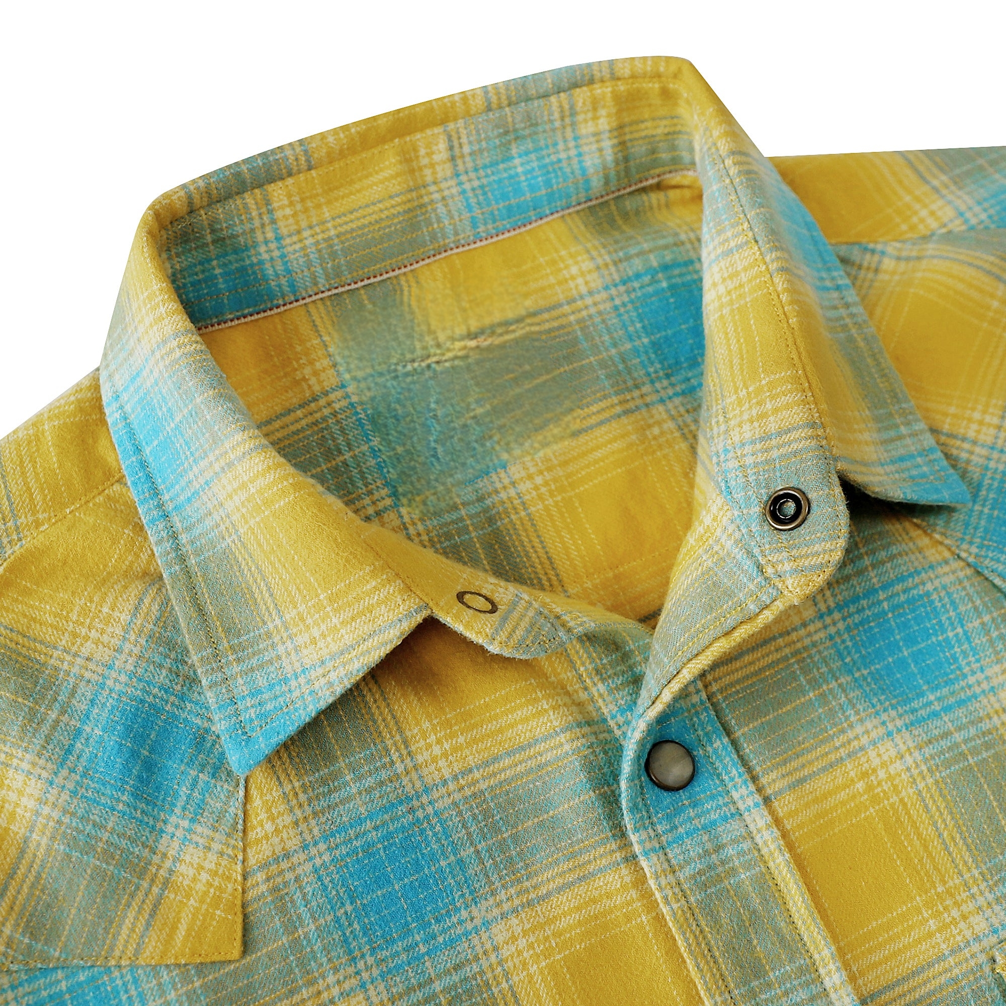 Women's Western Plaid Shirt – Lightweight Vintage Cowboy Shirt